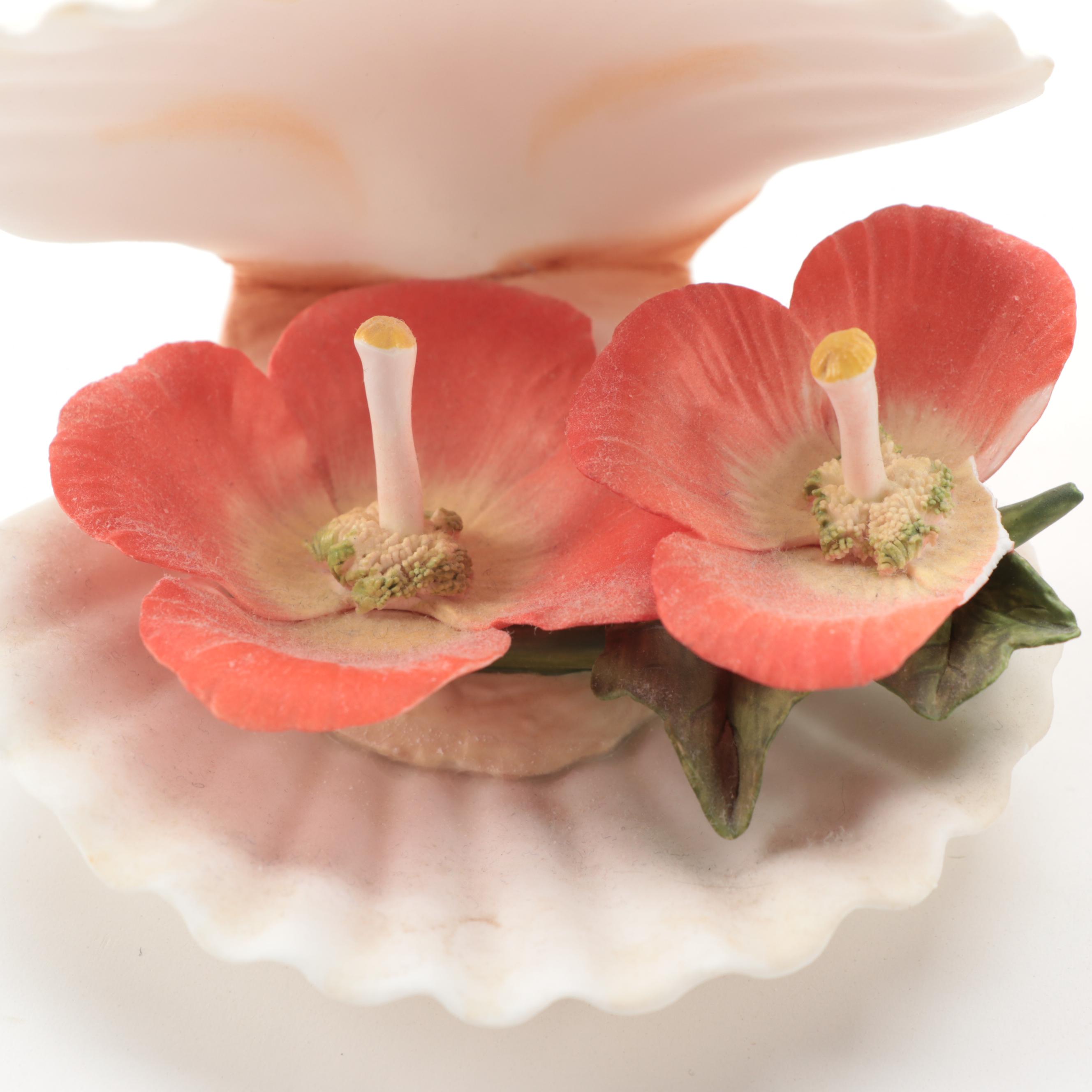 Boehm "Marigolds" Porcelain Figurine with Other Boehm Figurines