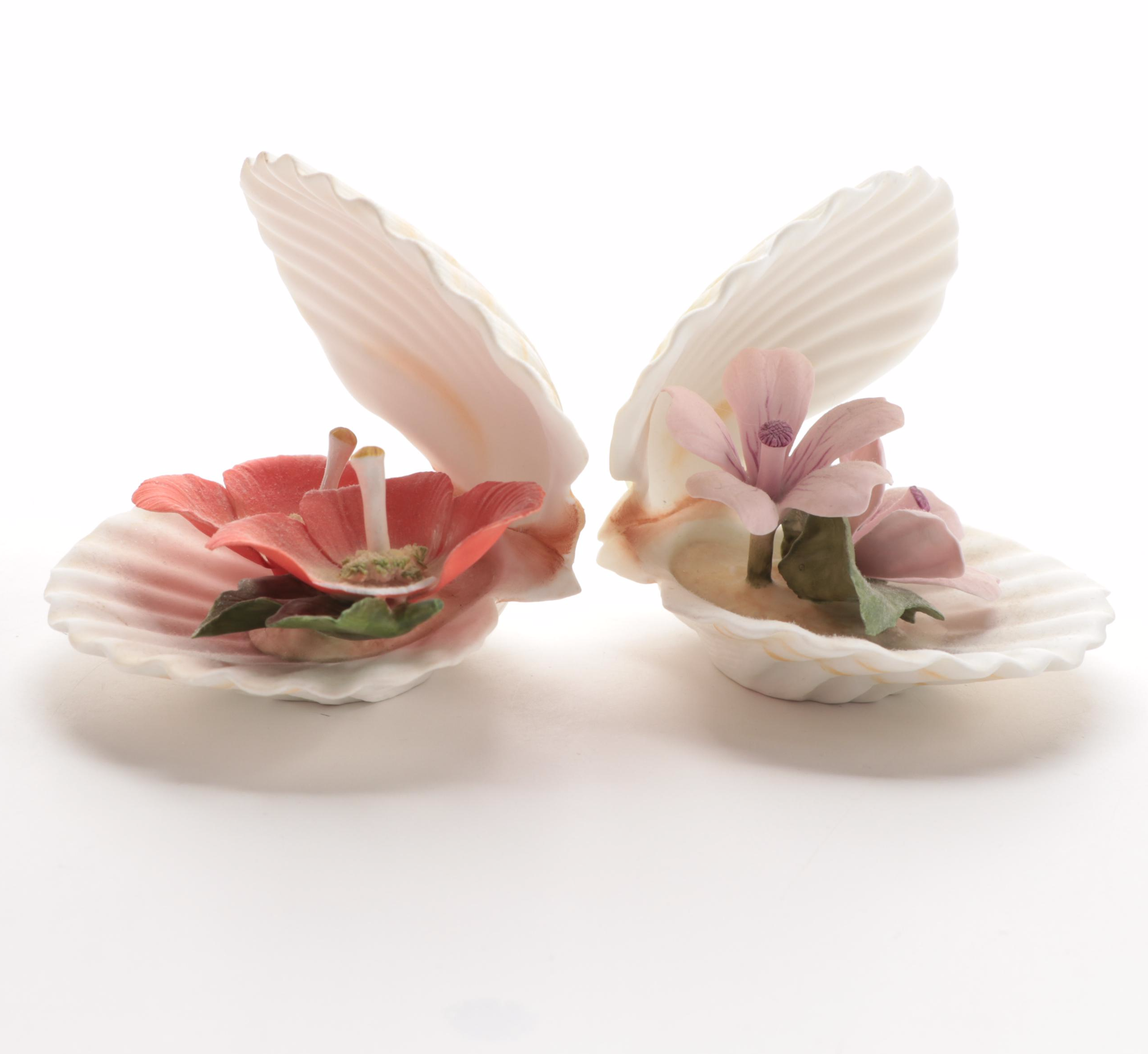 Boehm "Marigolds" Porcelain Figurine with Other Boehm Figurines