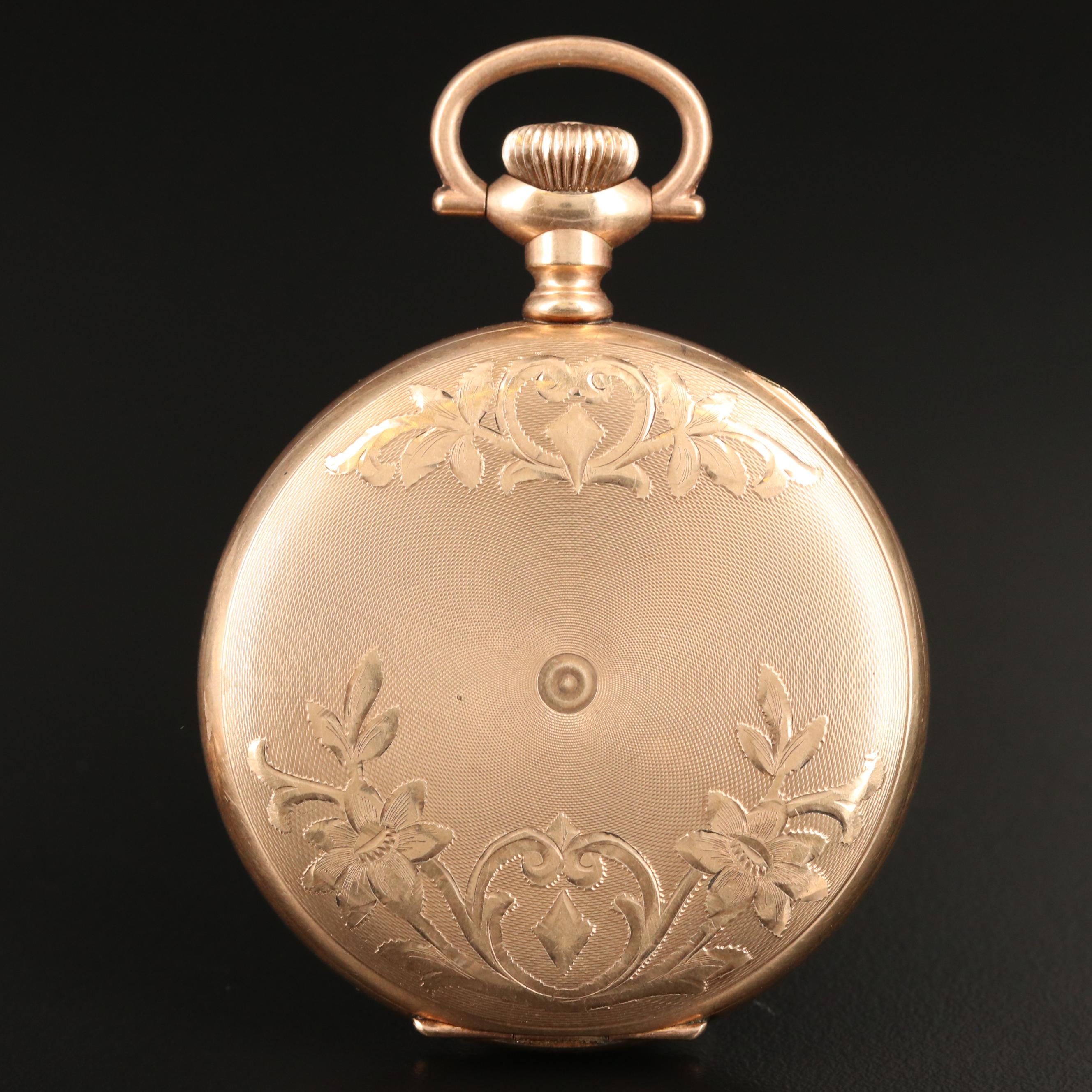 Swiss Imperial & A. Hampden American Gold Filled Pocket Watches
