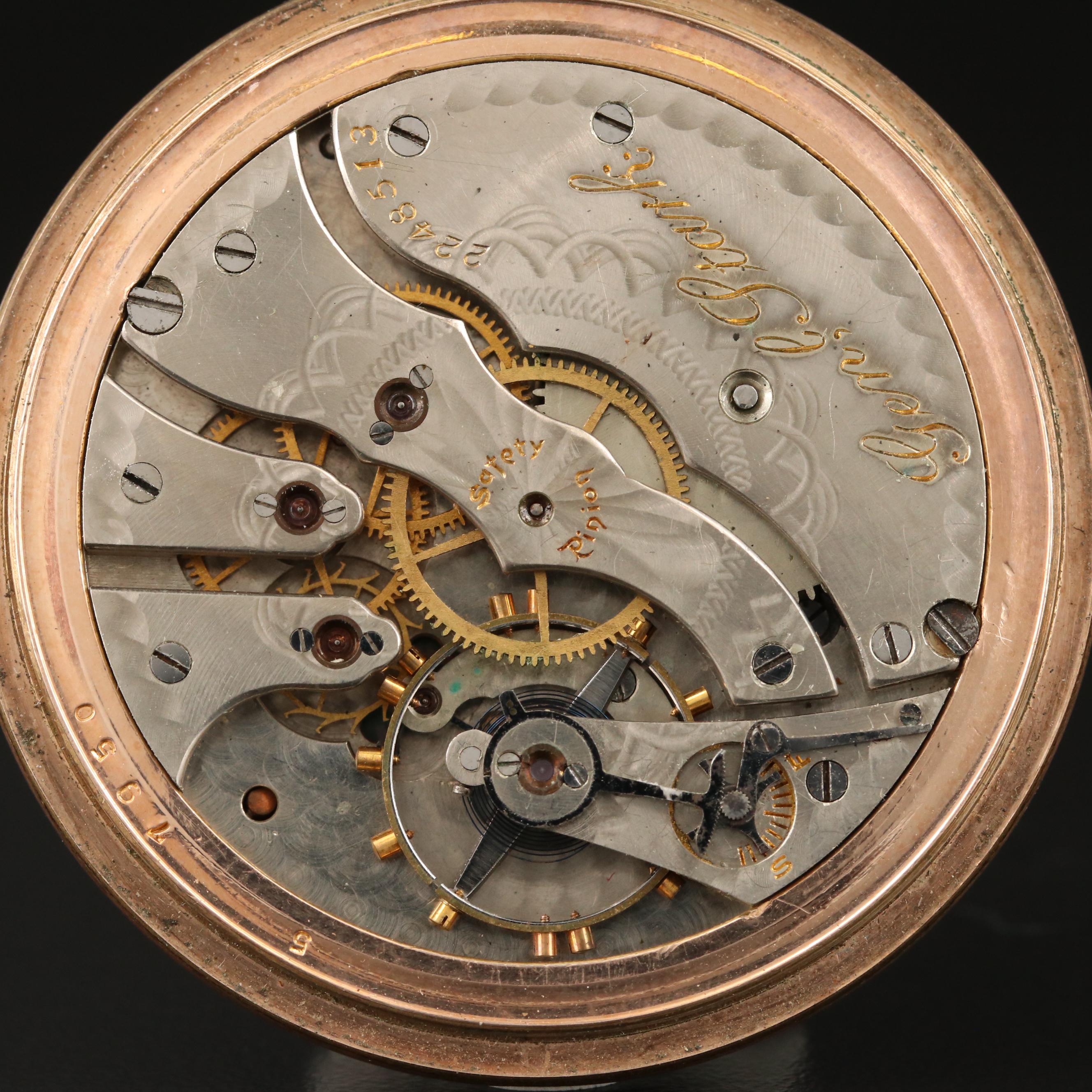 Swiss Imperial & A. Hampden American Gold Filled Pocket Watches