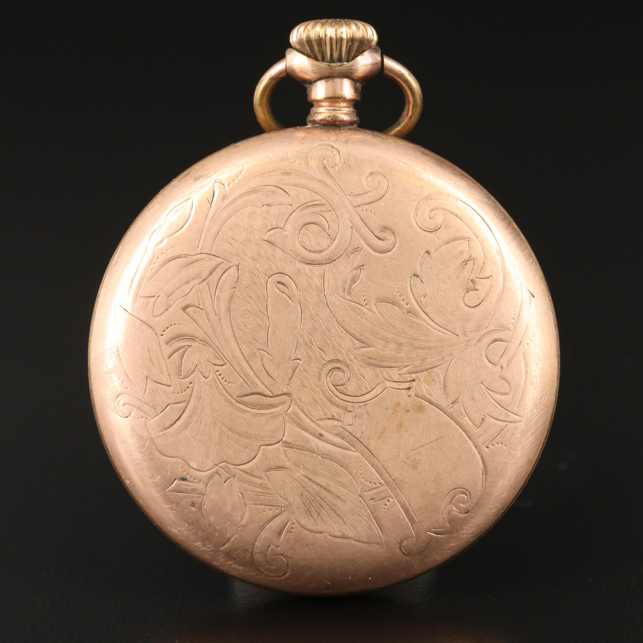 Swiss Imperial & A. Hampden American Gold Filled Pocket Watches