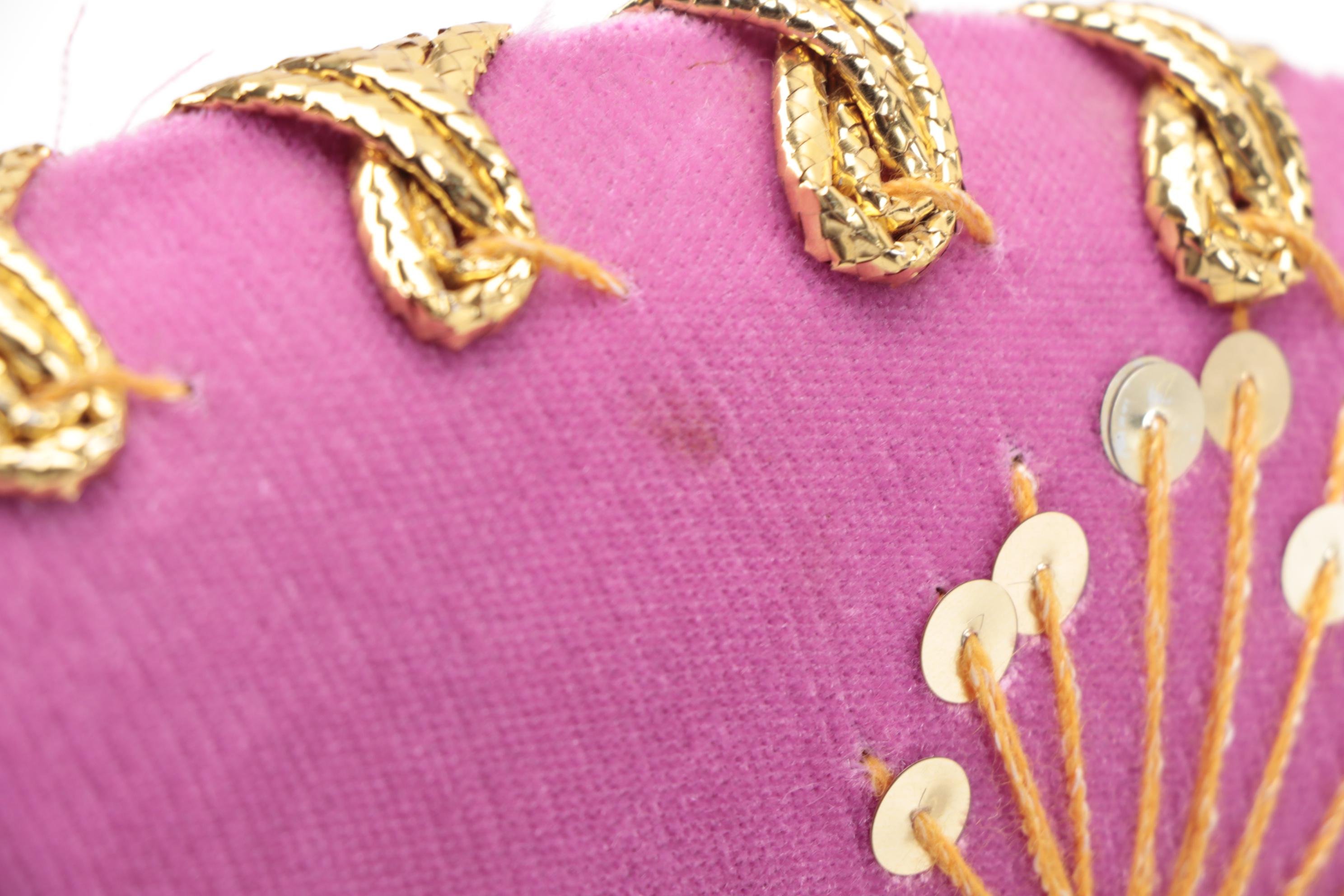 Pigalle Mariachi Embellished Mexican White and Pink Sombreros