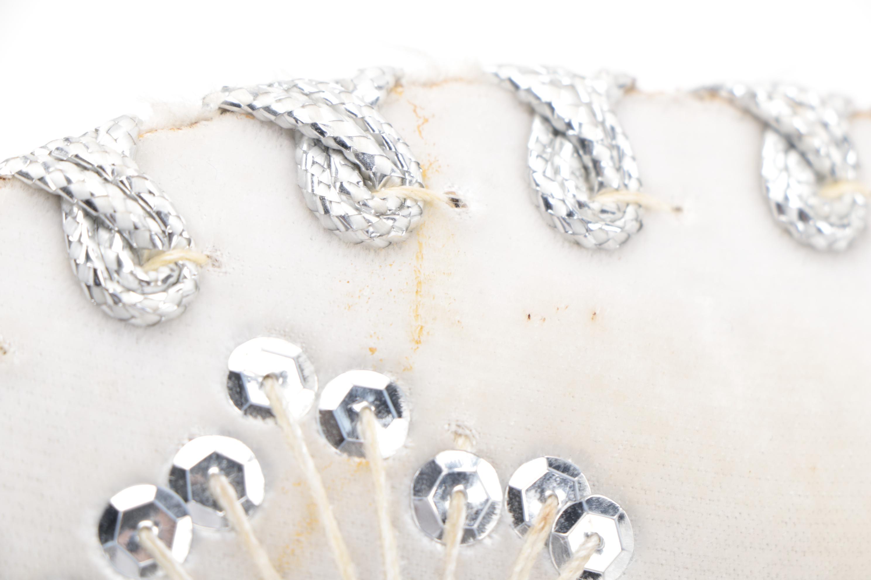 Pigalle Mariachi Embellished Mexican White and Pink Sombreros