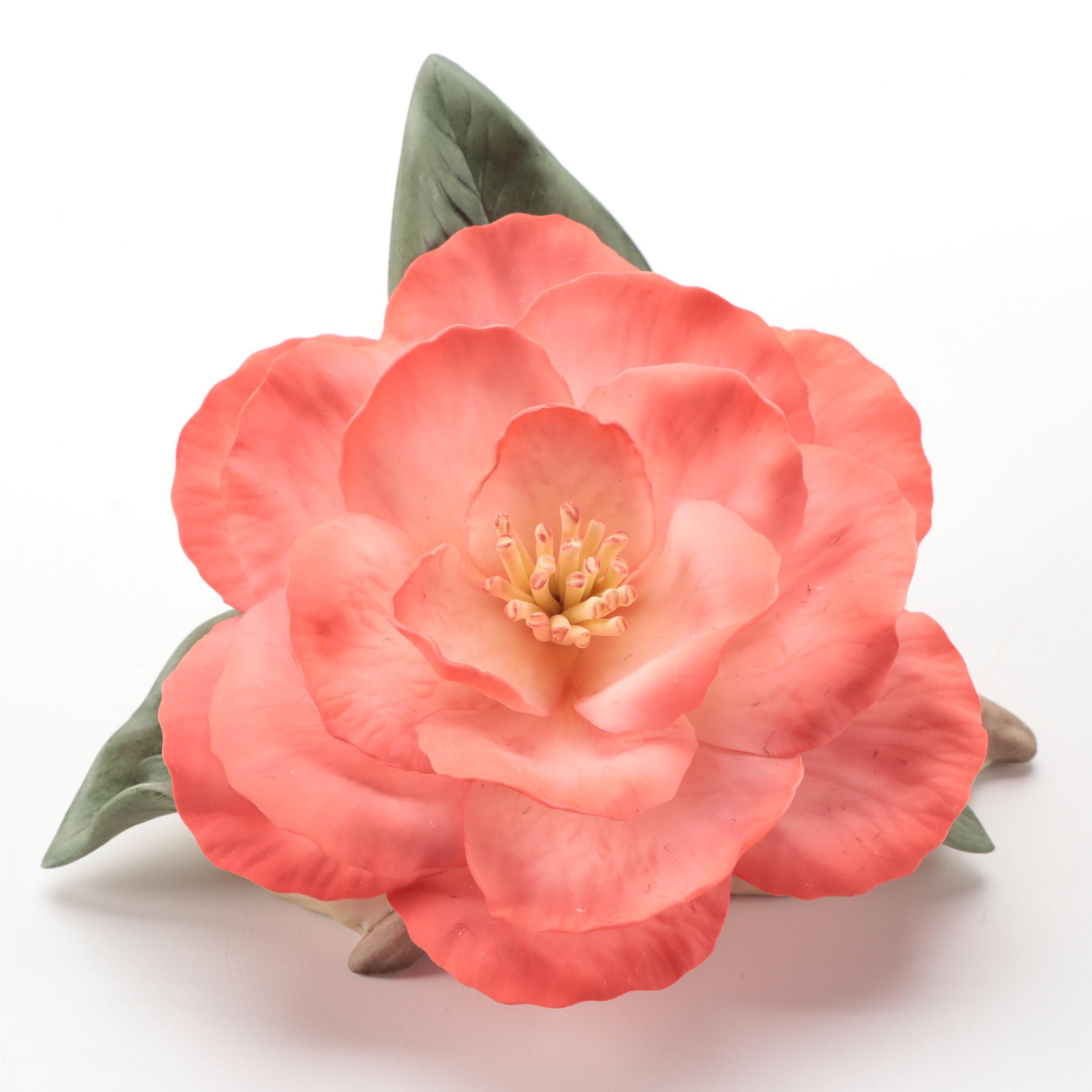 Boehm "Joyful Bells Camellia" Porcelain Figurine, 1993