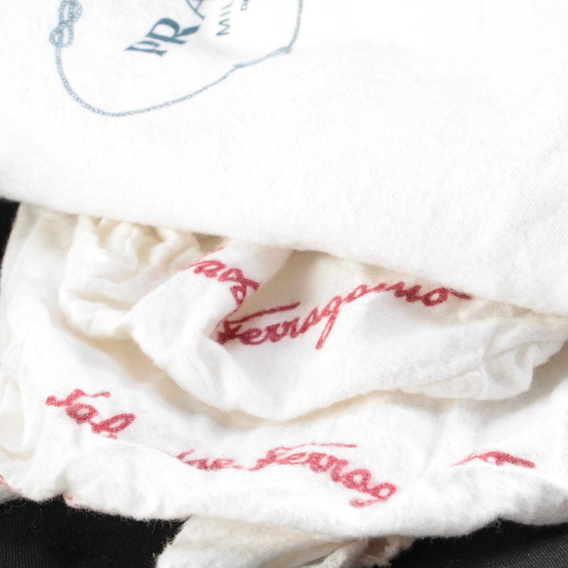 Prada, Chanel, Yves Saint Laurent, and Other Designer Gift Boxes and Dust Bags