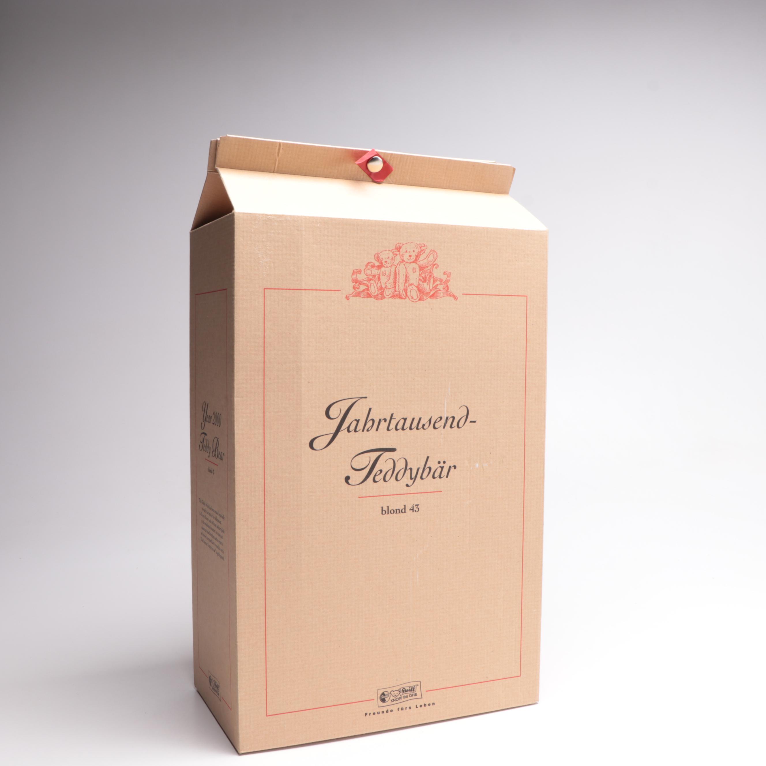 Steiff Limited Edition "Year 2000" Teddy Bear with Built-In Growler