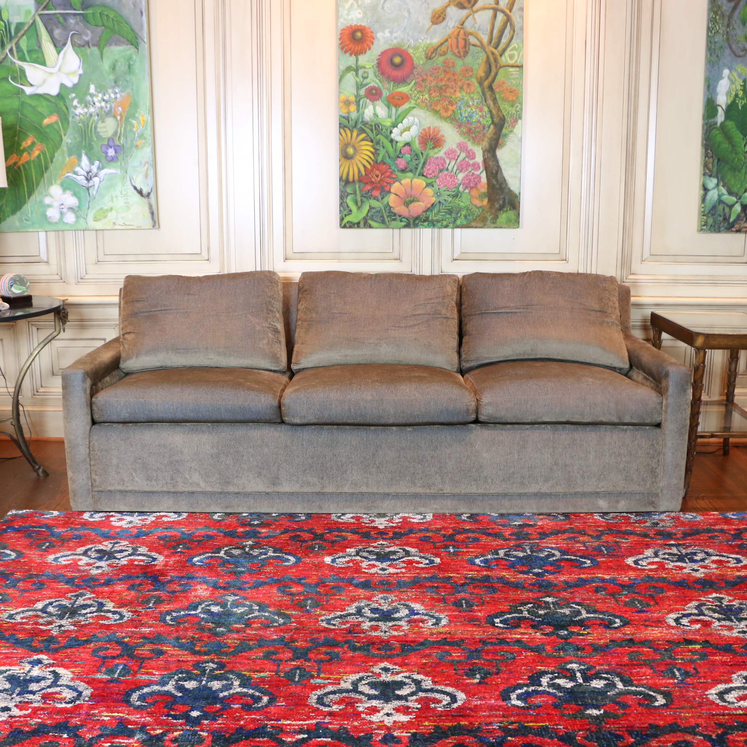 Manzanares Furniture Sofa with Down Cushions