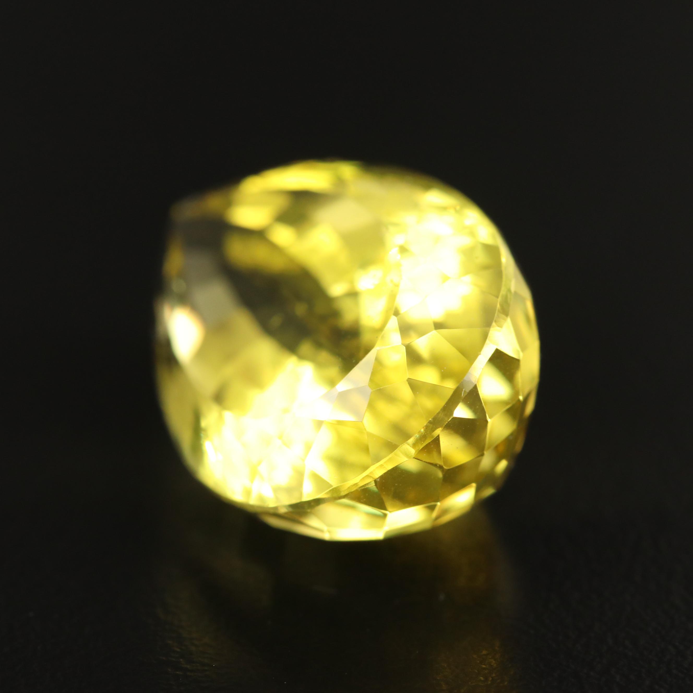 Loose 38.37 CT Pear Faceted Quartz