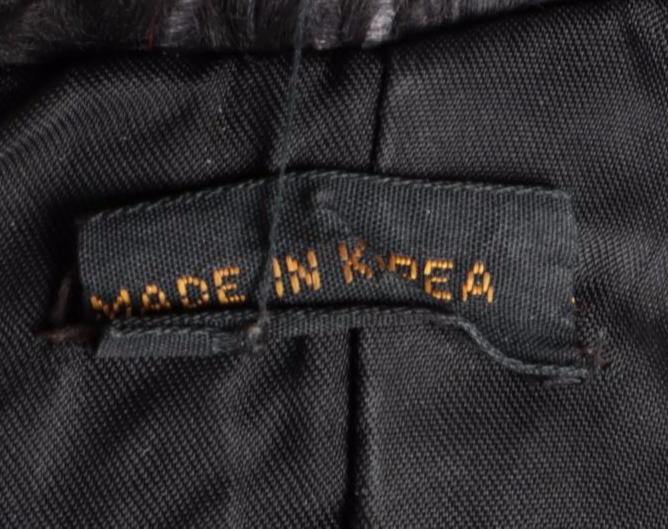 Sheared Dyed Beaver Fur Zip Jacket with Mongolian Lamb Fur Collar