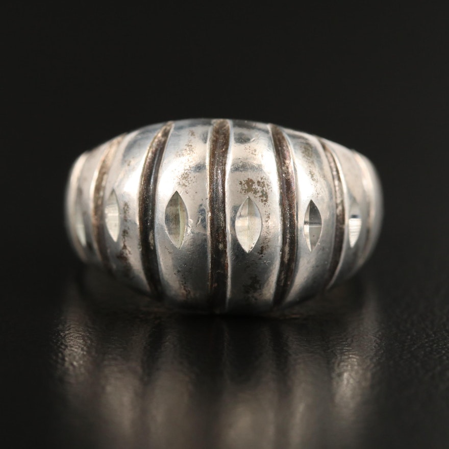 Sterling Silver Dome Ring