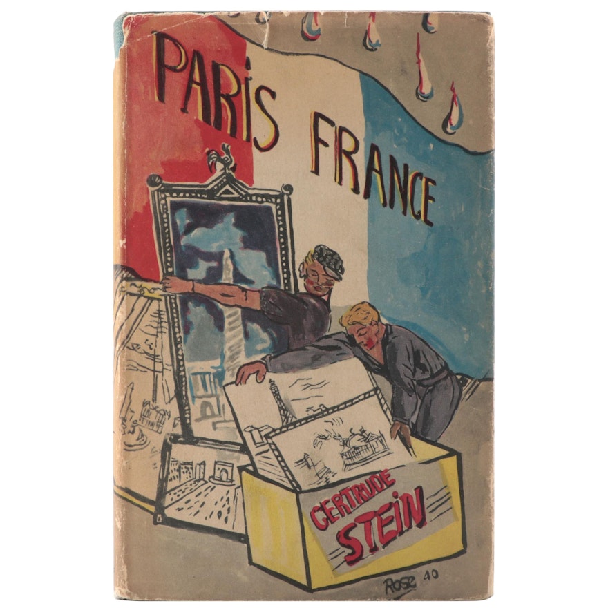 First American Edition "Paris France" by Gertrude Stein, 1940