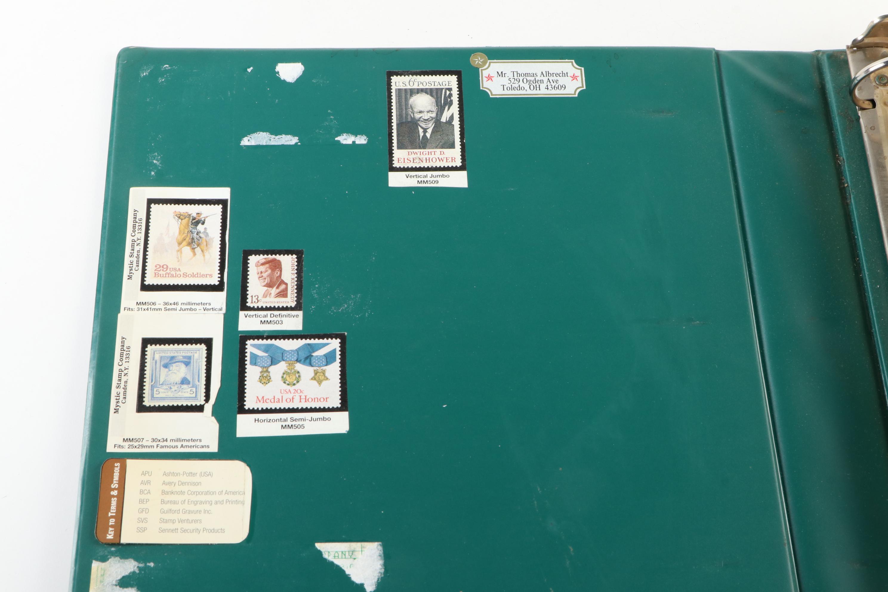 "American Heirloom Collection of United States Stamps."