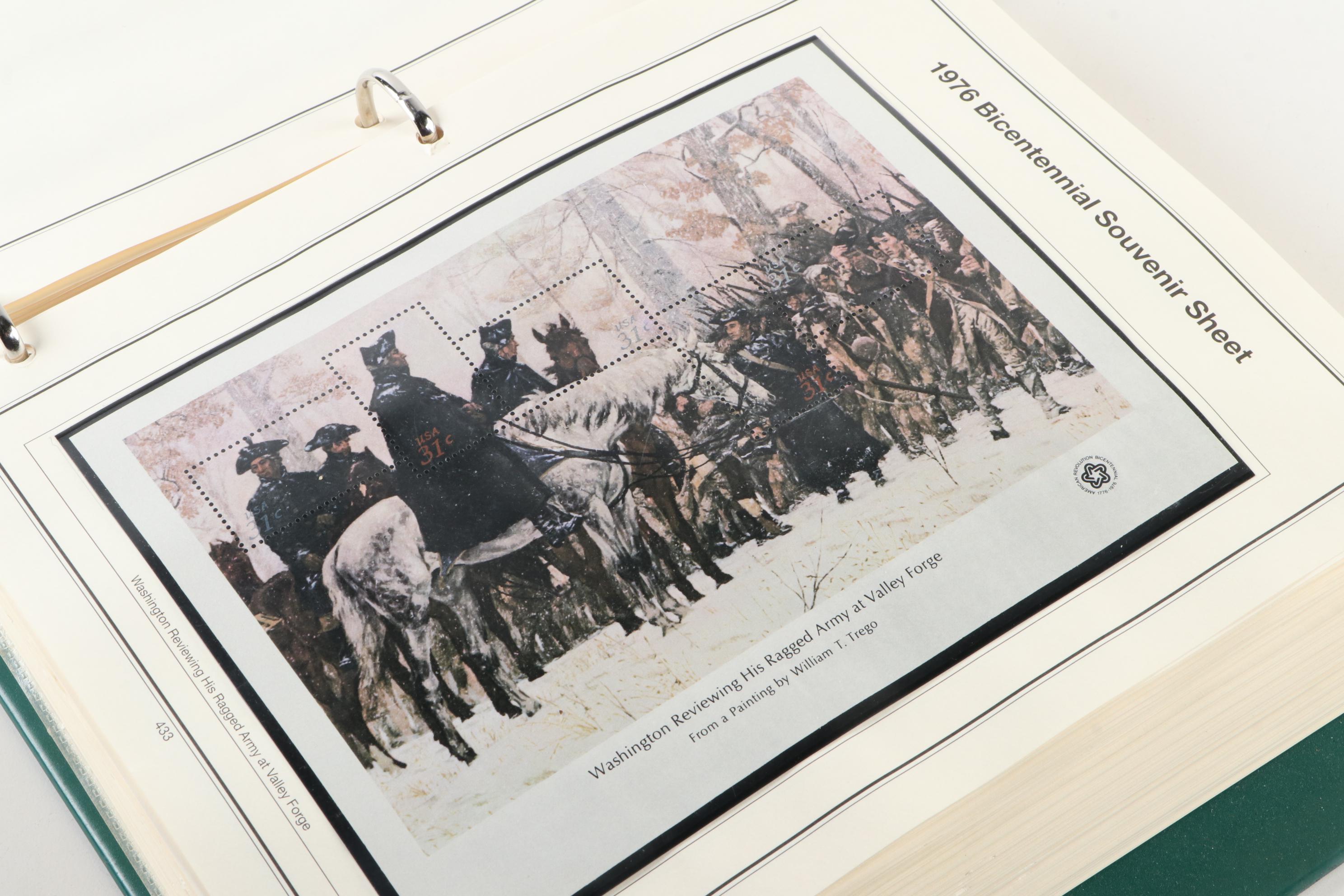 "American Heirloom Collection of United States Stamps."