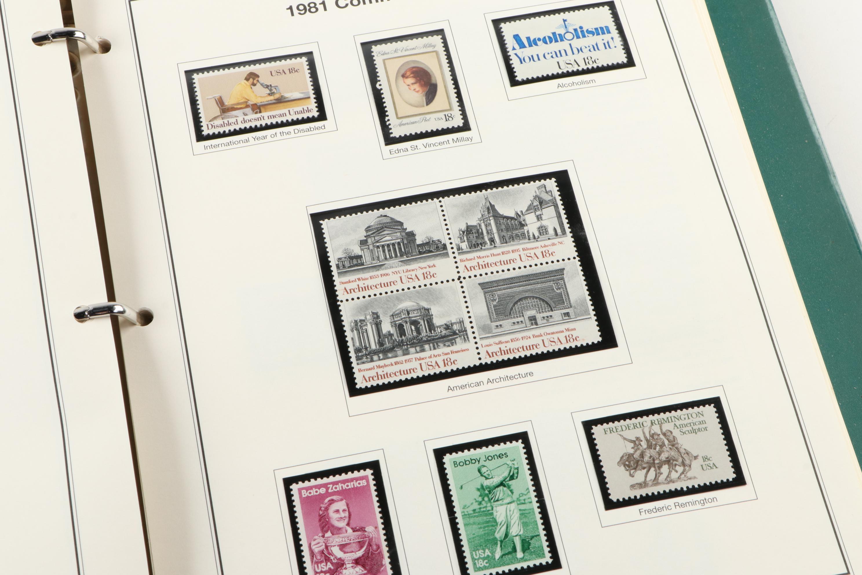 "American Heirloom Collection of United States Stamps."
