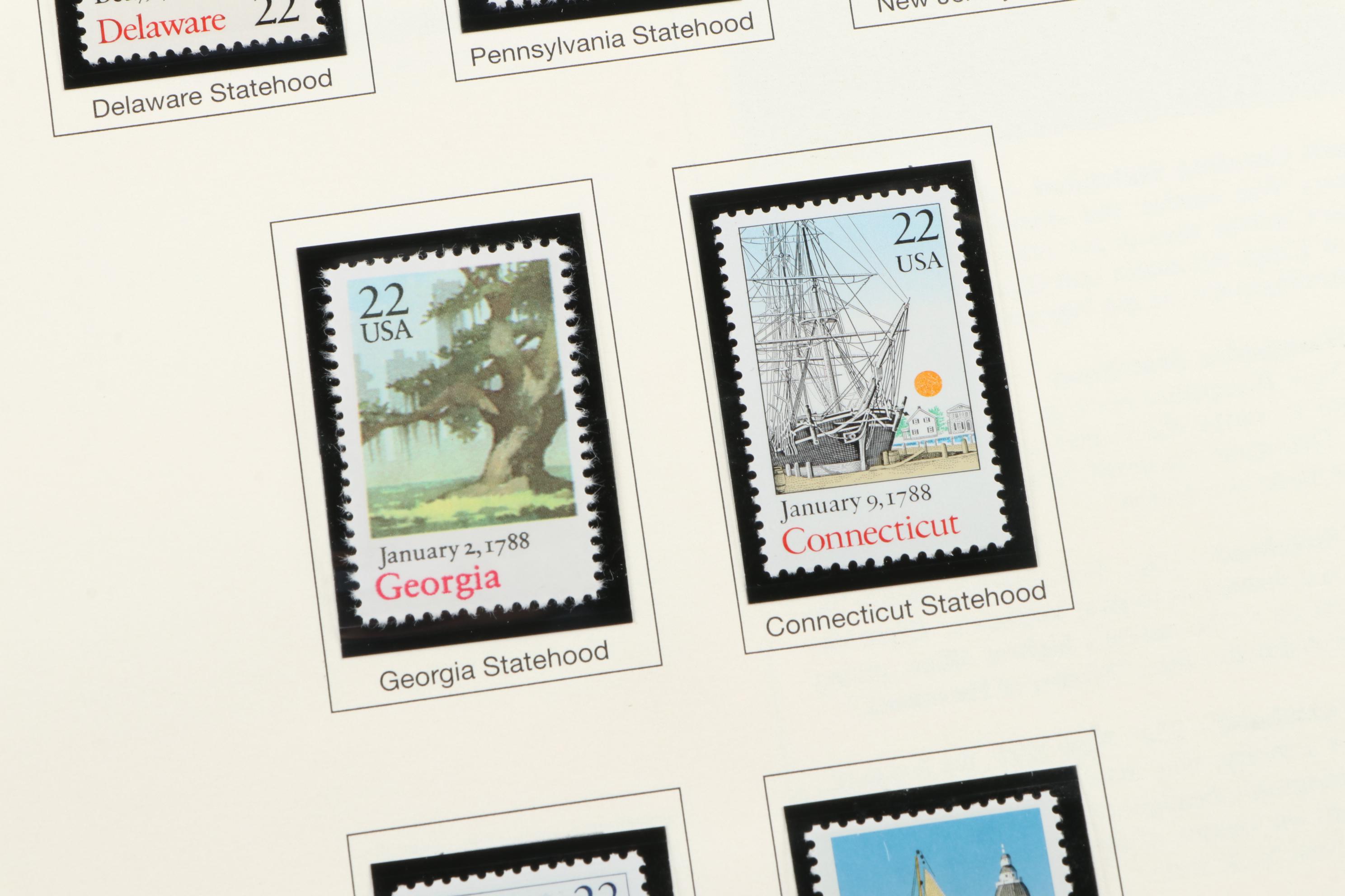 "American Heirloom Collection of United States Stamps."