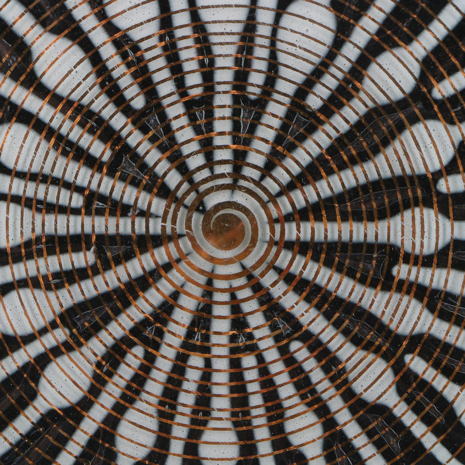 Higgins Glass Studio "Classic Line" Fused Art Glass Plate