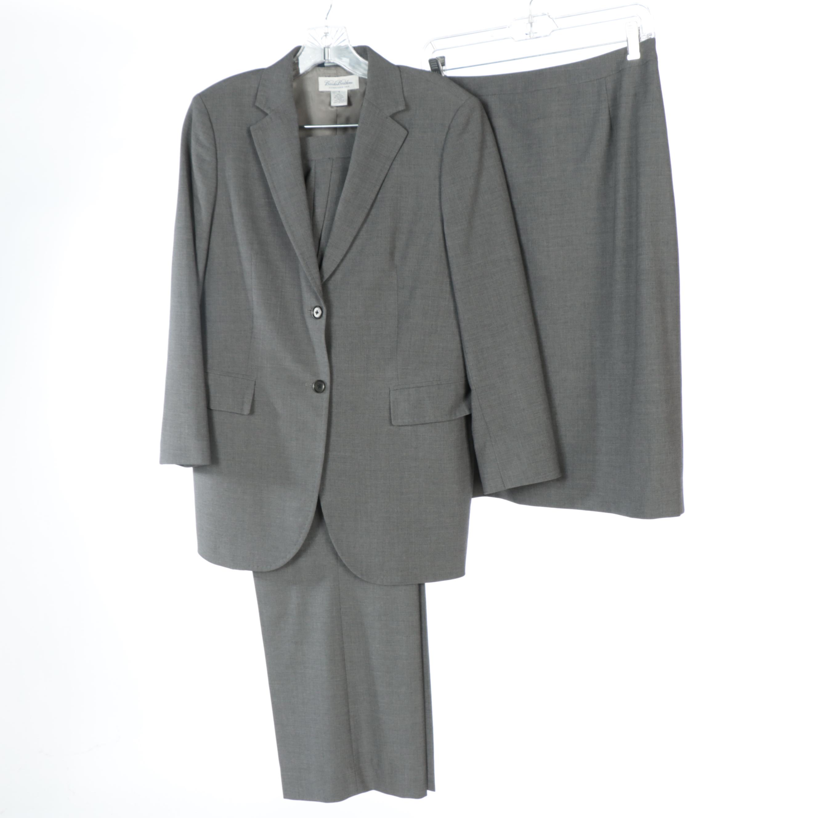 Lauren Ralph Lauren and Brooks Brothers Pantsuits, Skirt Suit, and Blazer