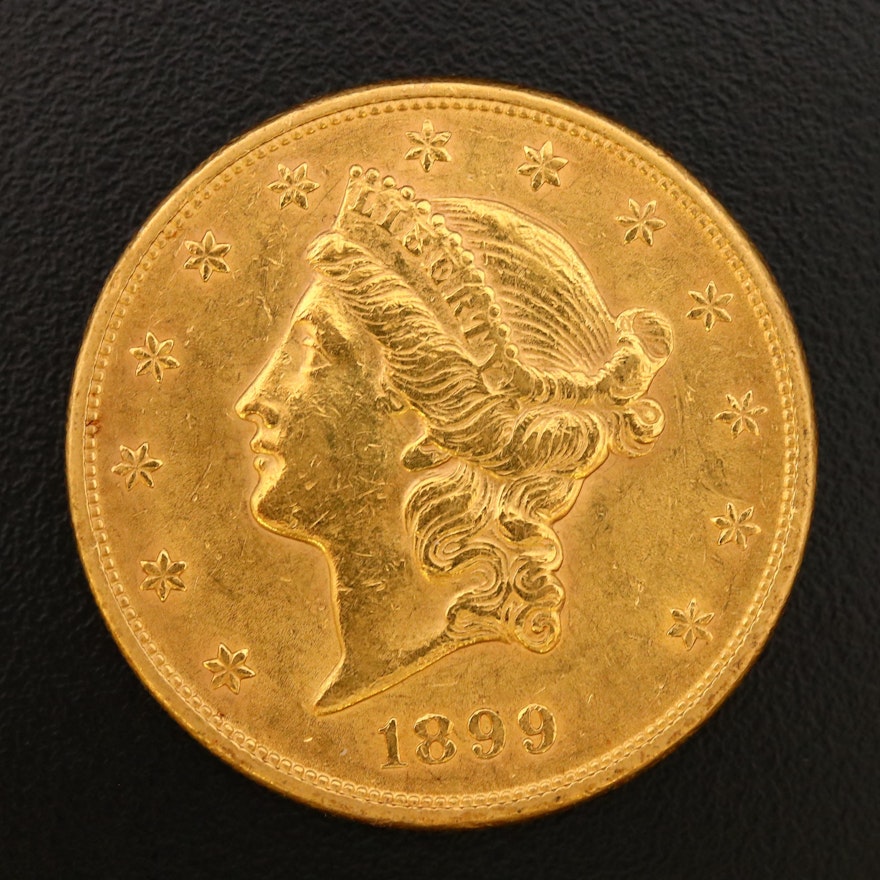 1899 Liberty Head $20 Gold Double Eagle