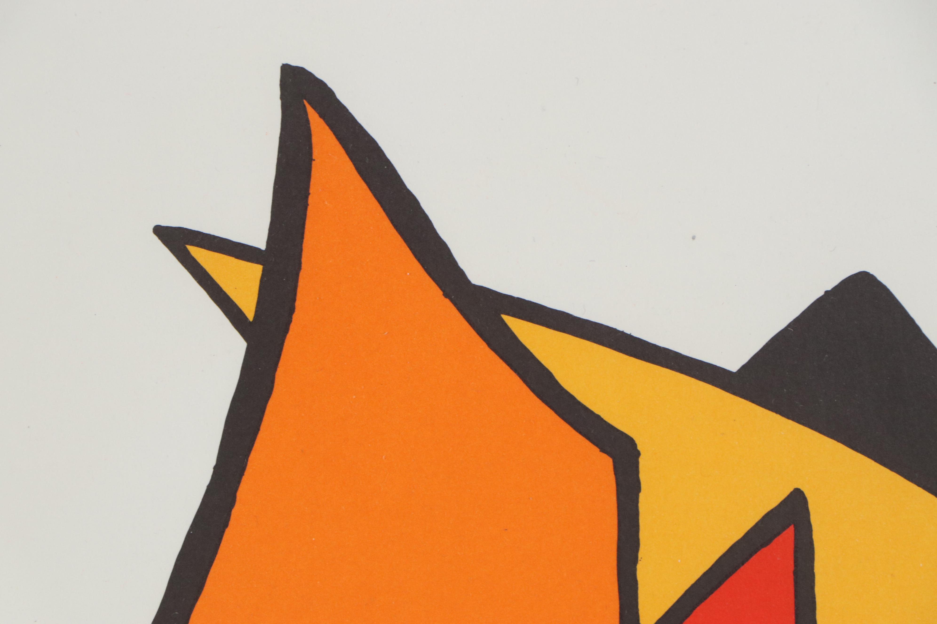 Alexander Calder Color Lithograph for "Derrière le Miroir," 1963