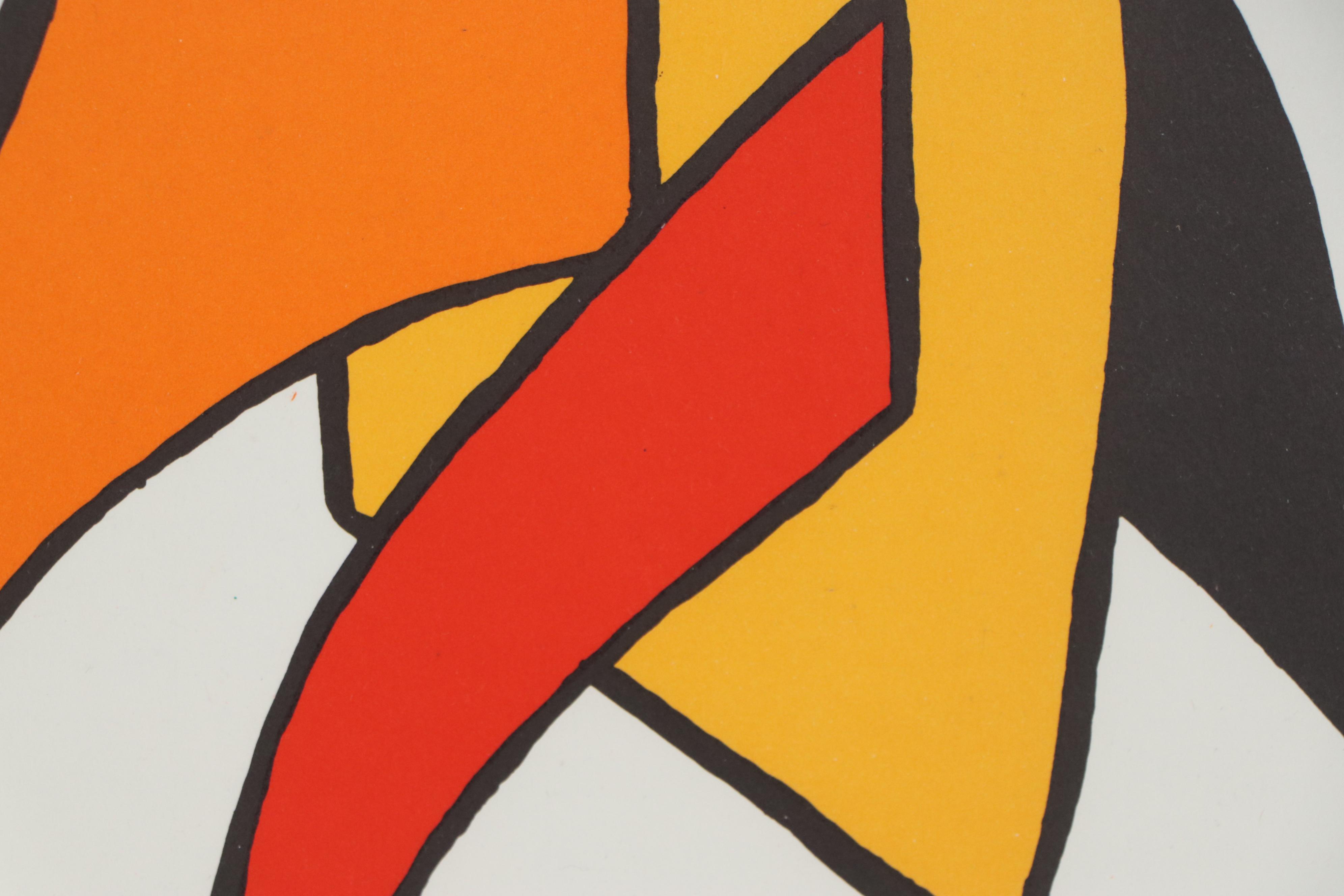 Alexander Calder Color Lithograph for "Derrière le Miroir," 1963