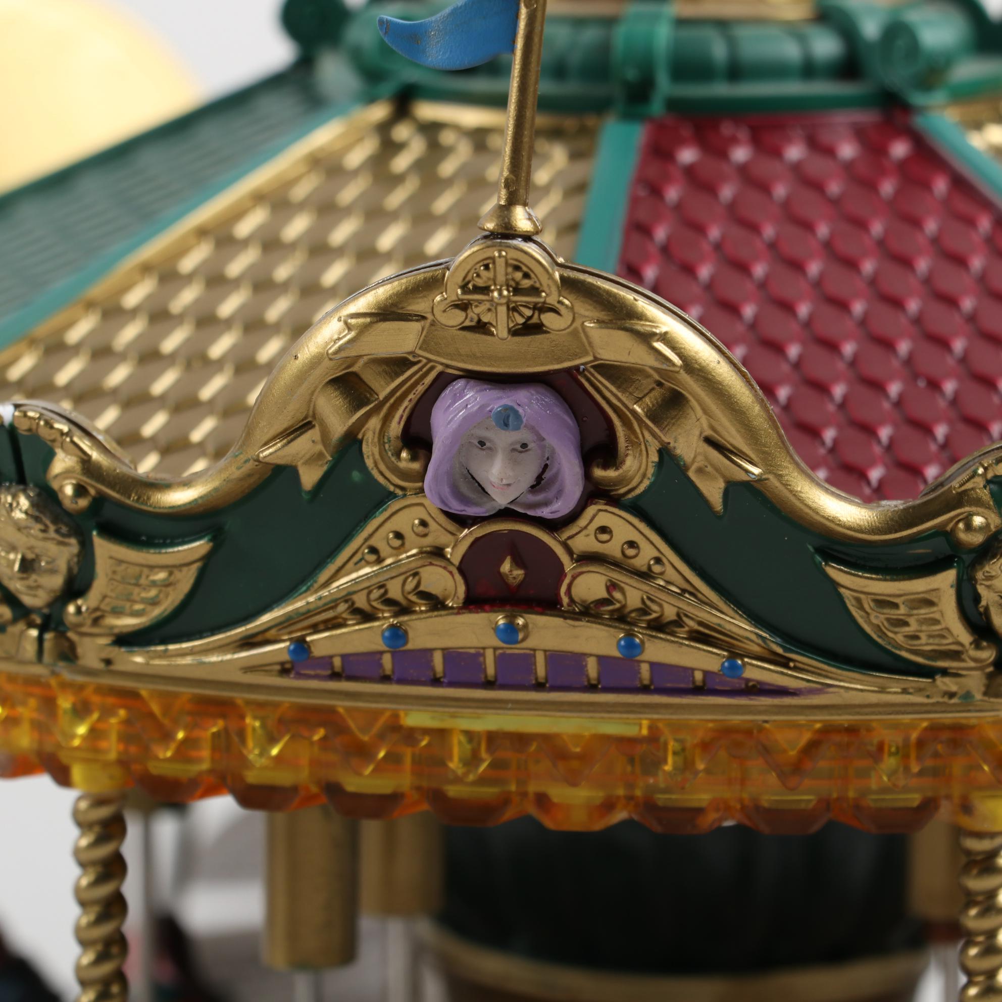 Lemax Carnival Ride Figures Including "Sunshine Carousel" and "Crazy Cars"