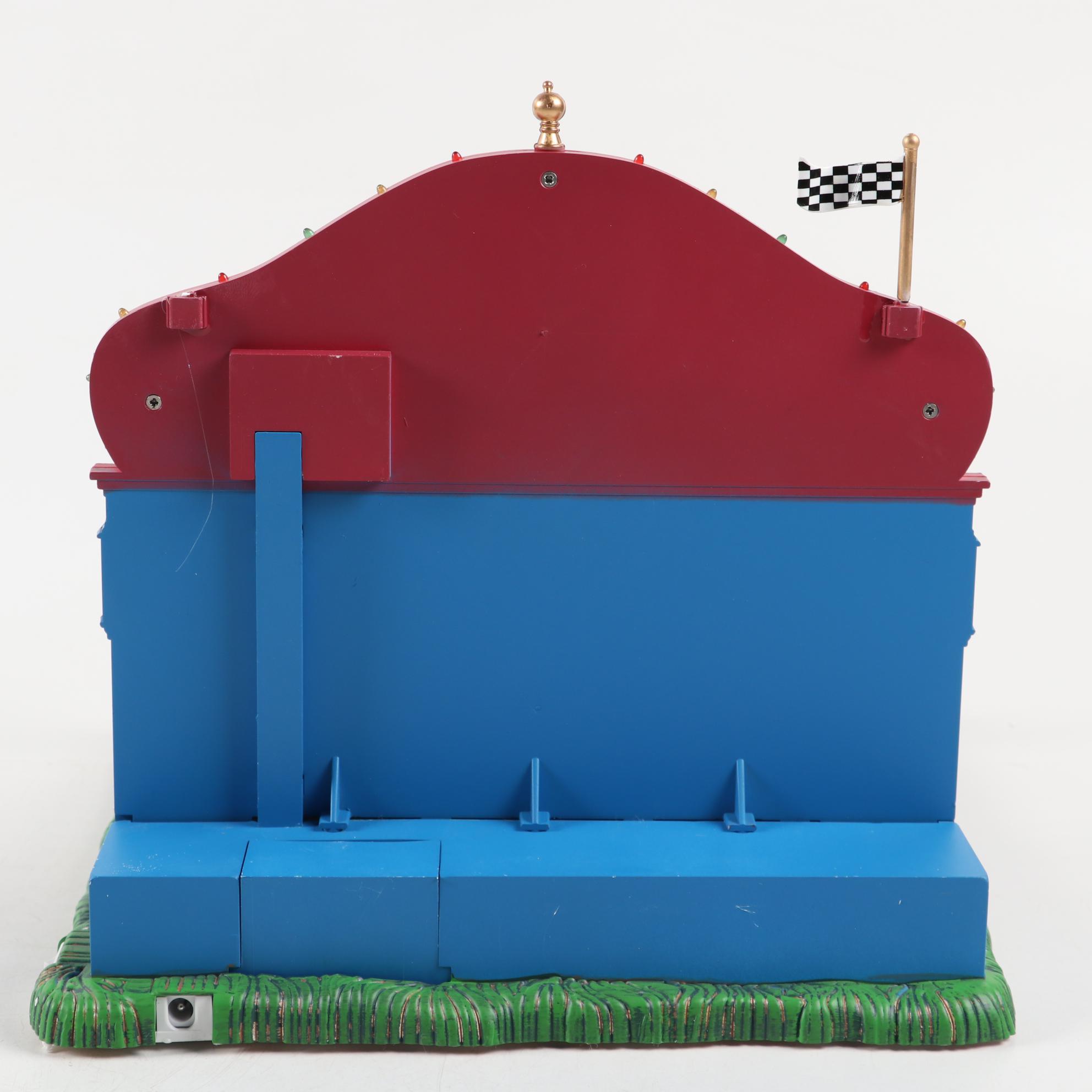 Lemax Carnival Ride Figures Including "Sunshine Carousel" and "Crazy Cars"