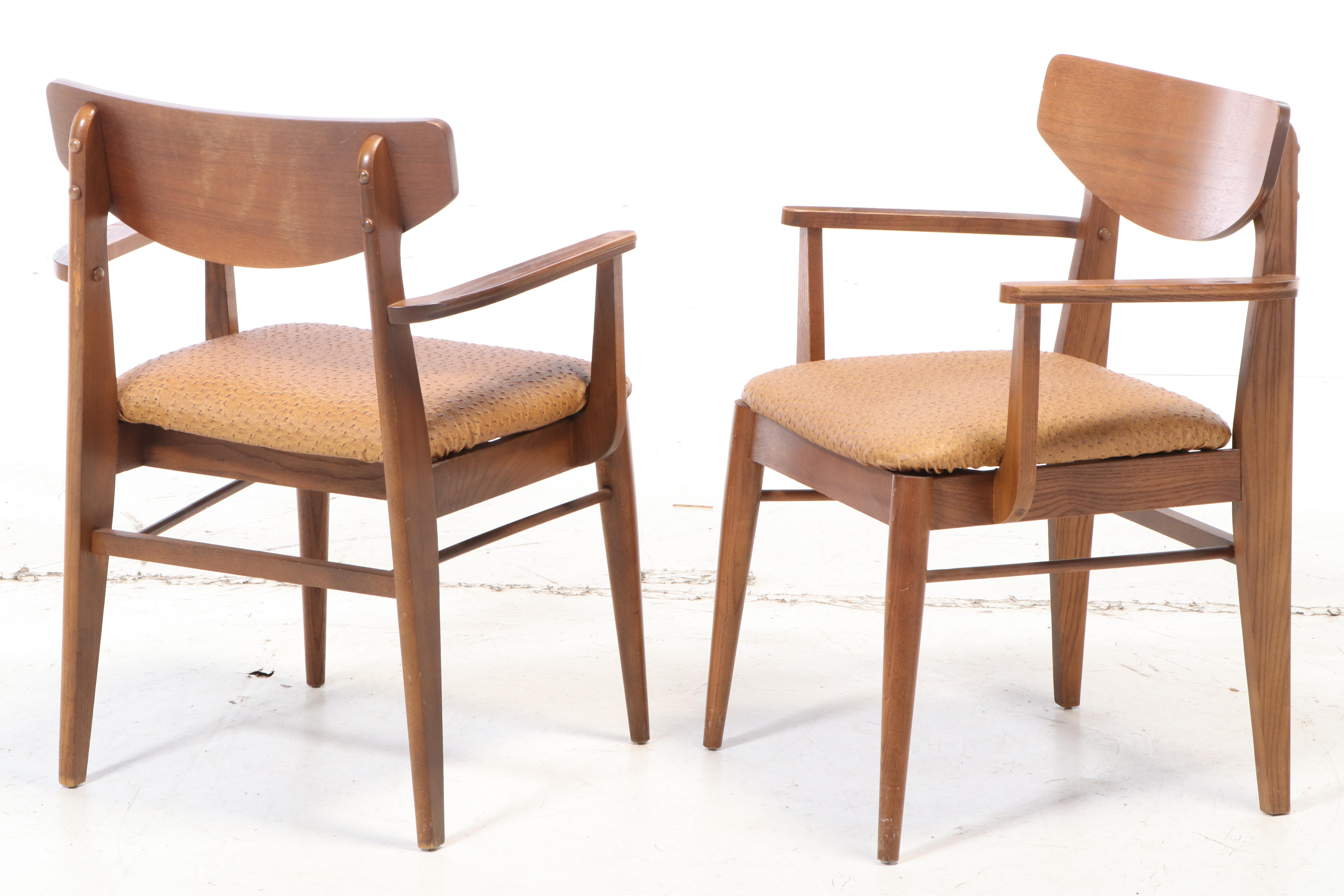 Gangsø Møbler Danish Modern Tile Inset Dining Table with H. Paul Browning Chairs