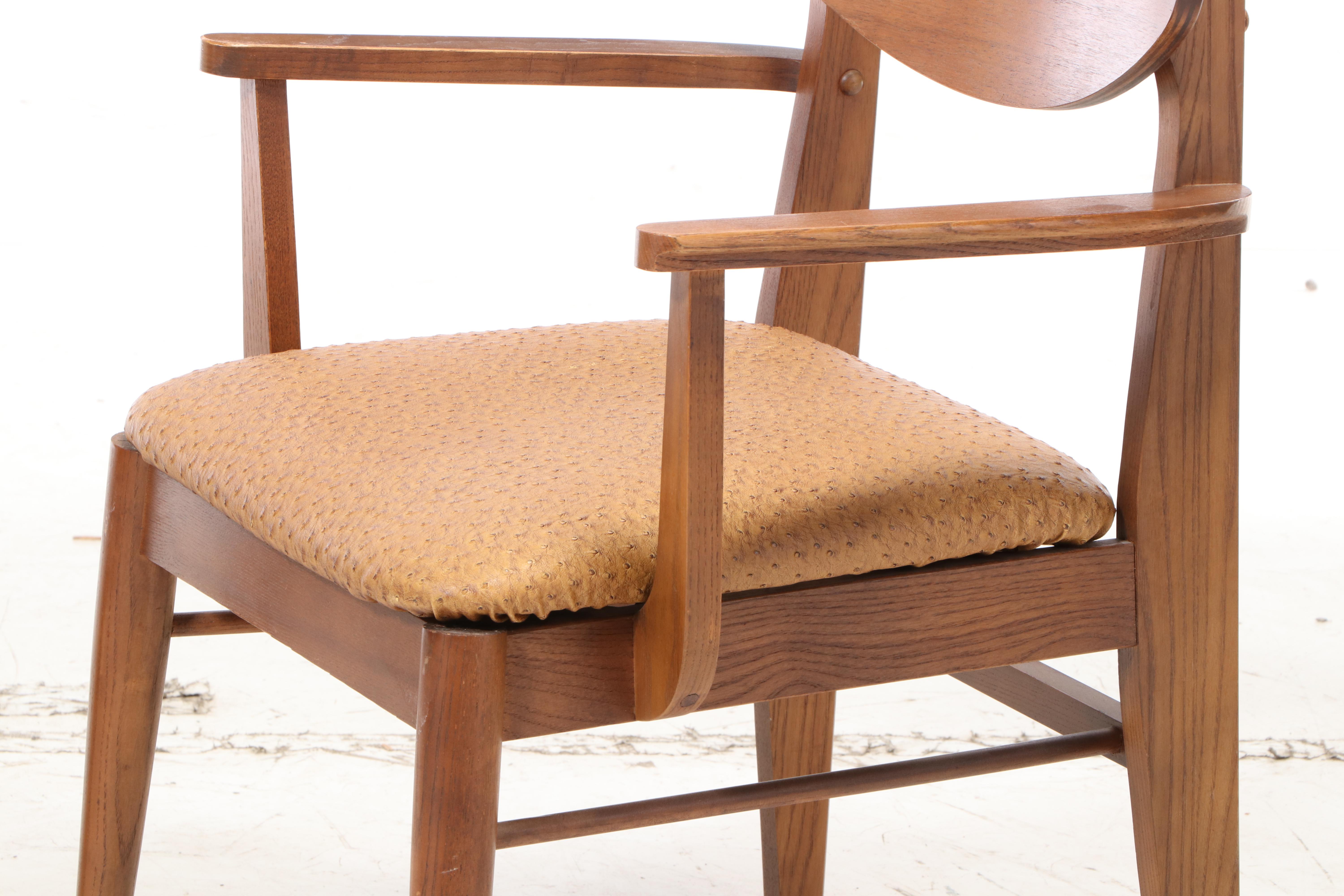 Gangsø Møbler Danish Modern Tile Inset Dining Table with H. Paul Browning Chairs