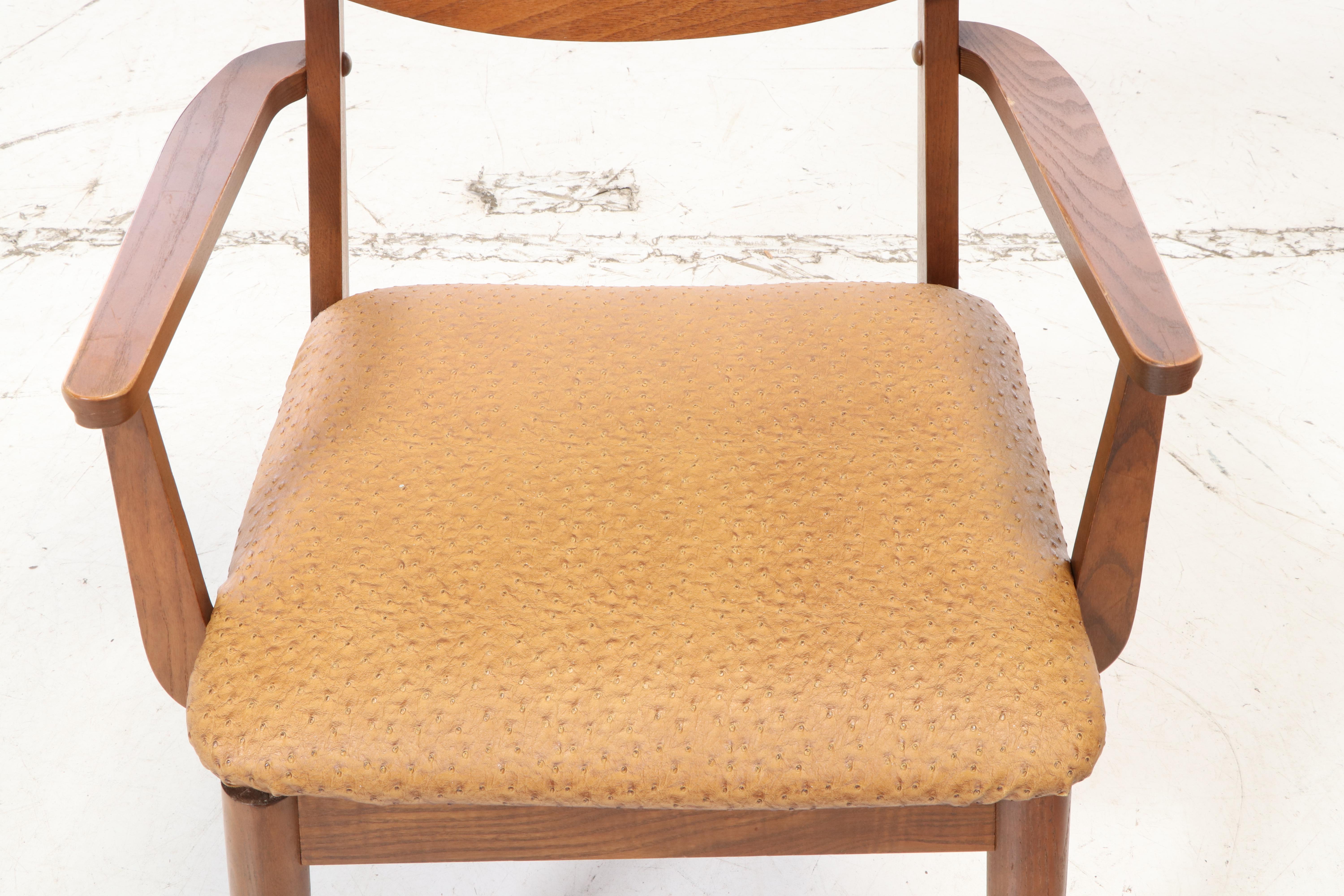 Gangsø Møbler Danish Modern Tile Inset Dining Table with H. Paul Browning Chairs