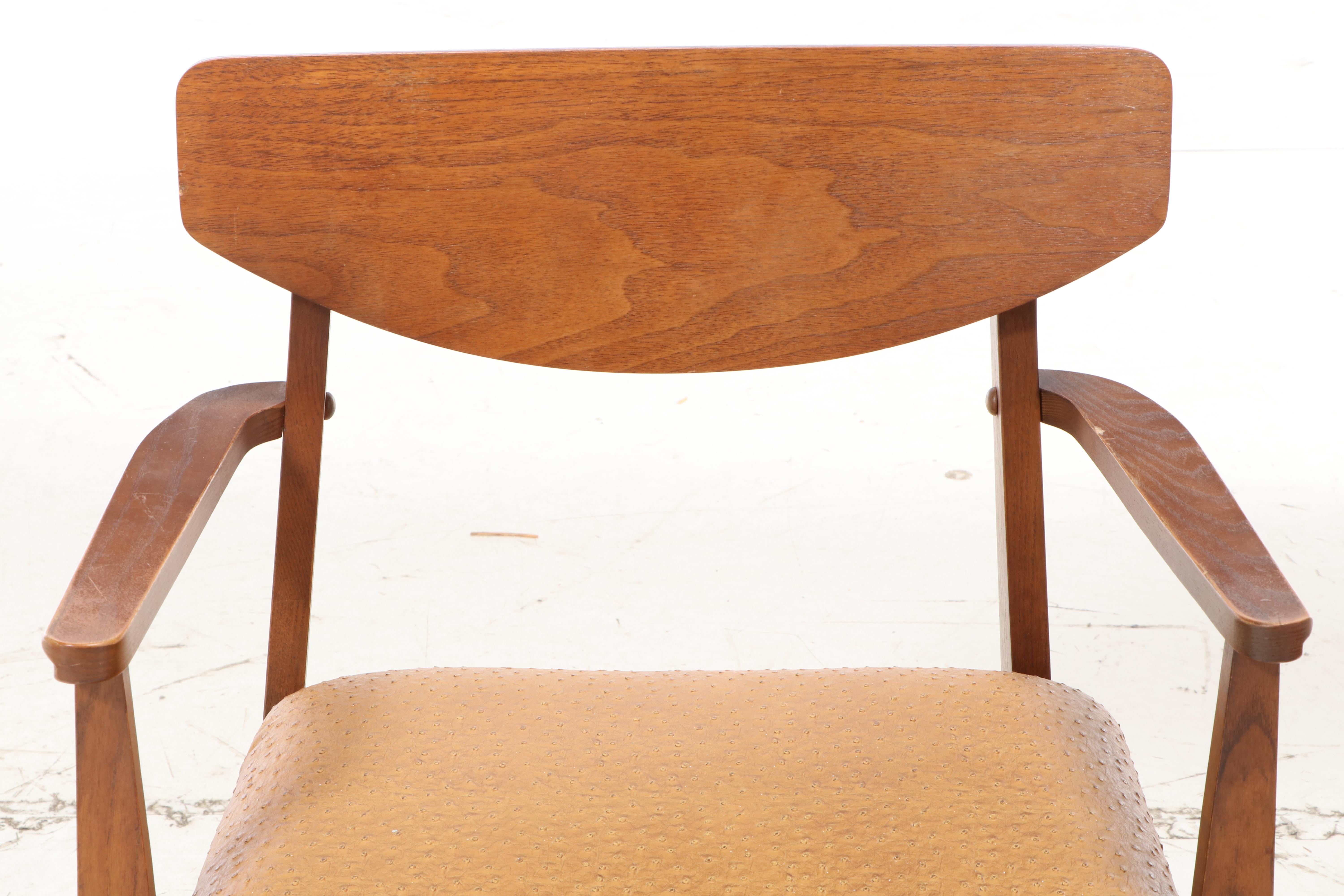 Gangsø Møbler Danish Modern Tile Inset Dining Table with H. Paul Browning Chairs