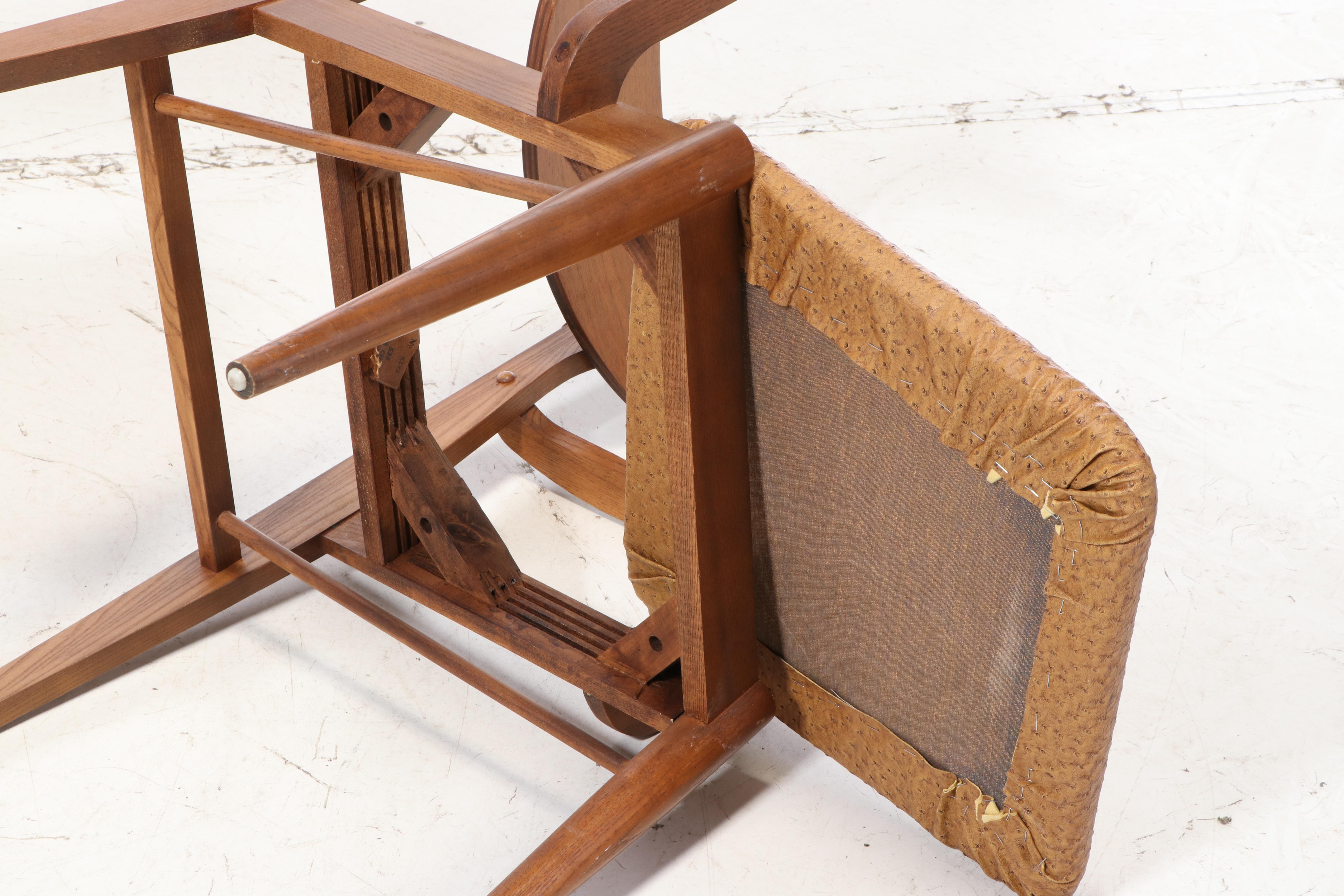 Gangsø Møbler Danish Modern Tile Inset Dining Table with H. Paul Browning Chairs