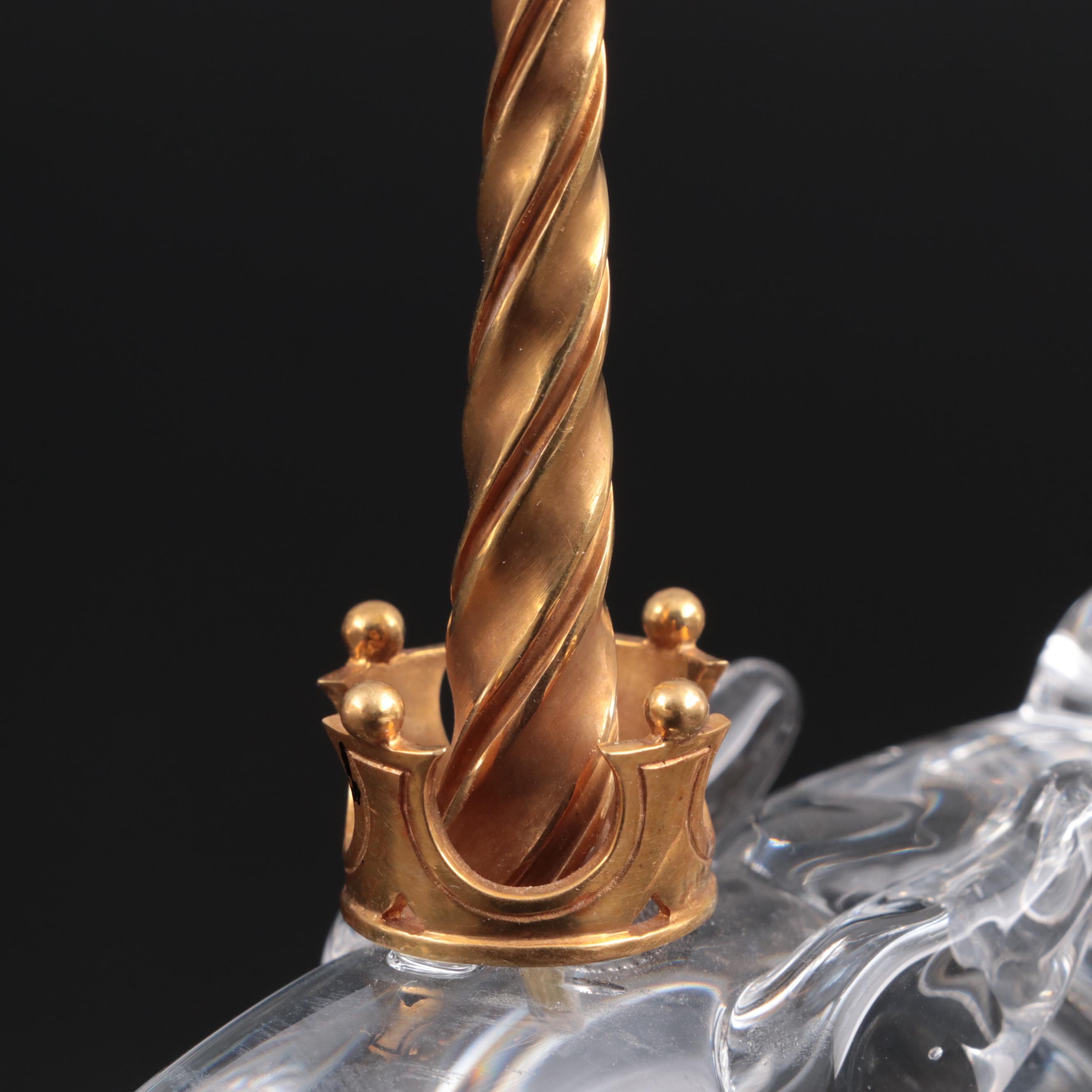 Steuben Art Glass "Heritage Unicorn" Designed by James A. Houston, 1966