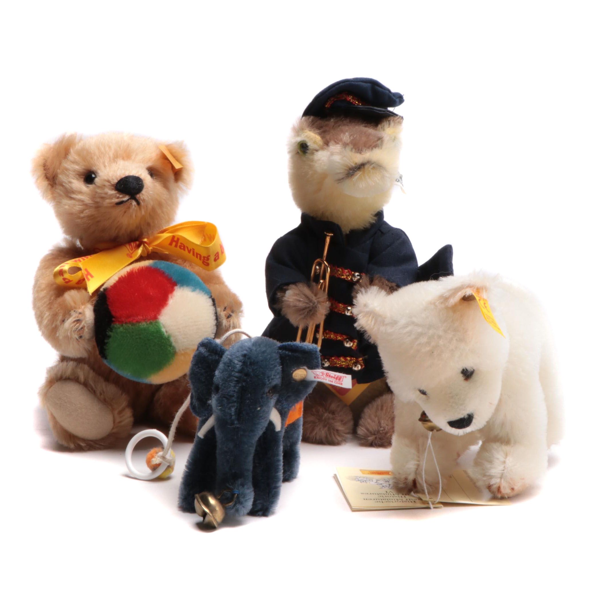 Steiff Limited Edition "Circus Band Crocodile", "Eisbär Stehend" and more