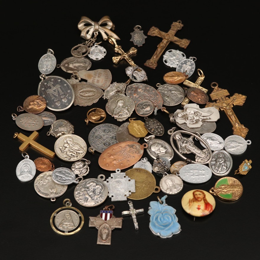 Ecclesiastical Cross Pendants, Medallions and Pins