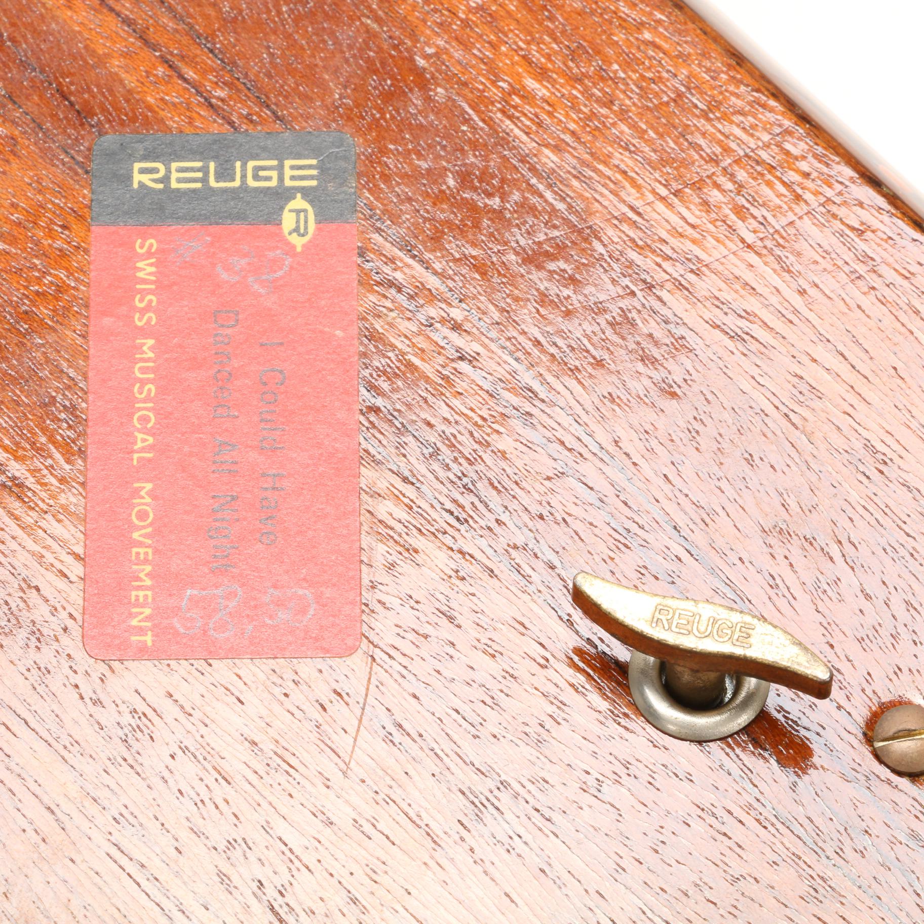 Marquetry Inlaid  Musical Jewelry Boxes and Decorative Box, Mid-Late 20th C.