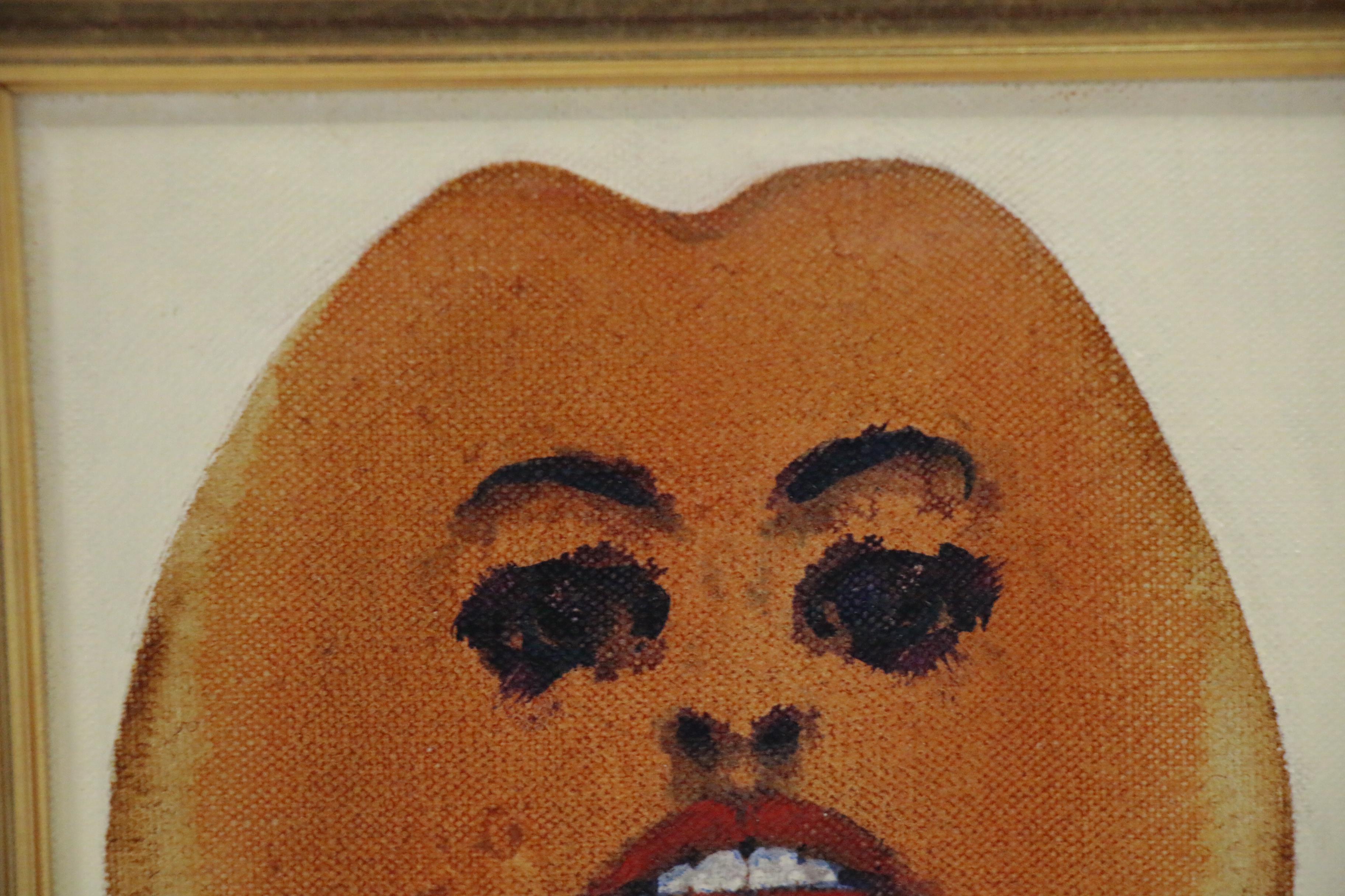 Albert Radoczy Abstract Oil Painting, 1968