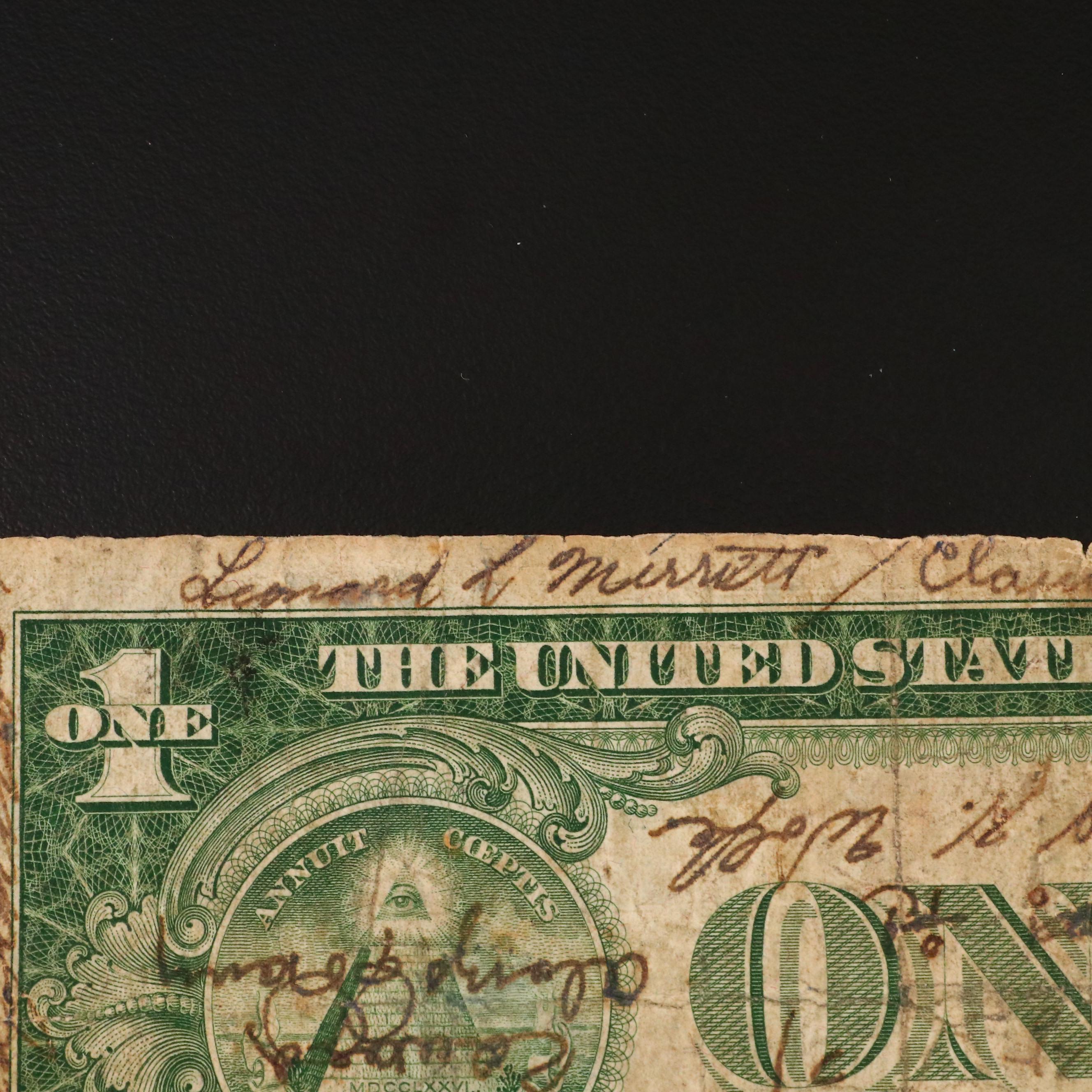 1935 "Short Snorter" and 1928 "Funny Back" Silver Certificates