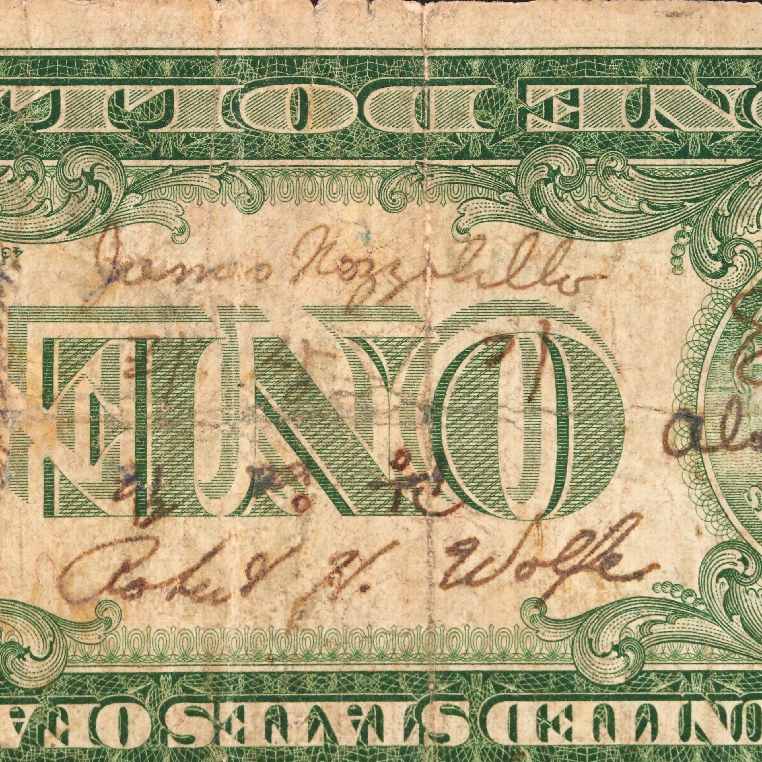 1935 "Short Snorter" and 1928 "Funny Back" Silver Certificates