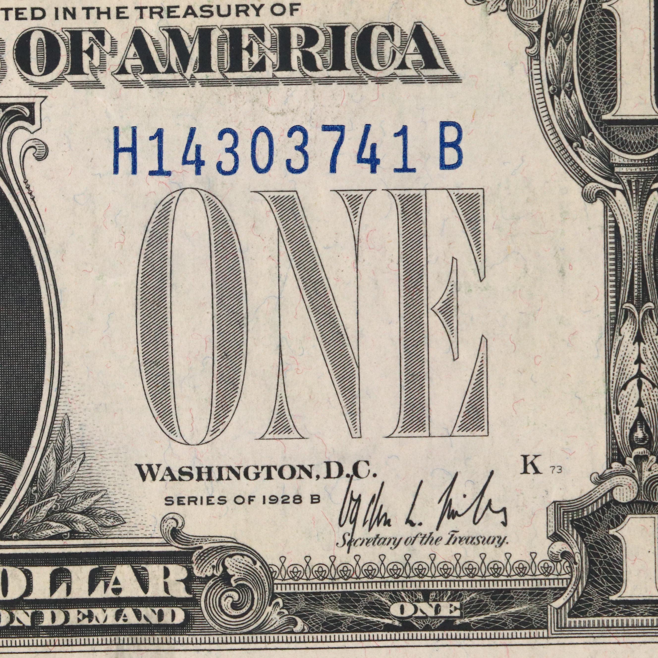 1935 "Short Snorter" and 1928 "Funny Back" Silver Certificates