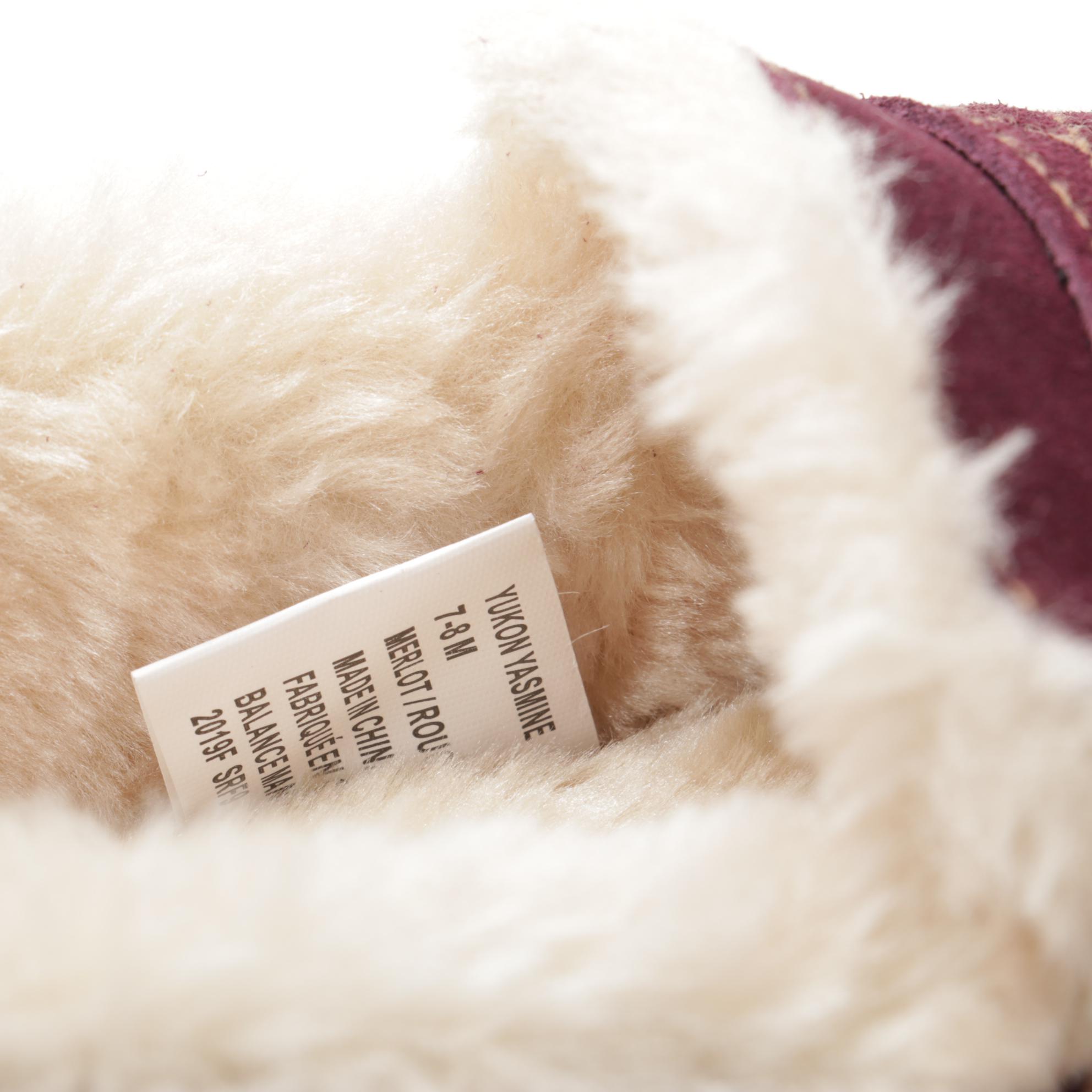 Earth Origins Yukon Yasmine Slippers in Merlot Suede