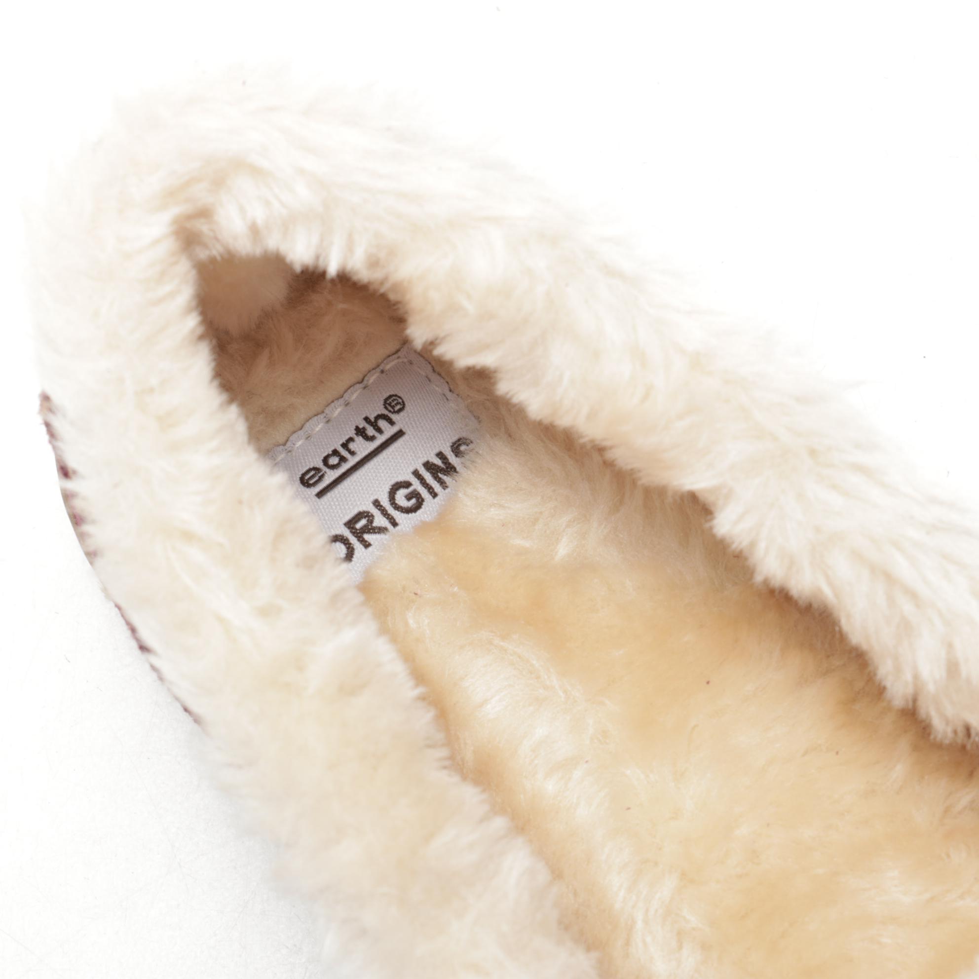 Earth Origins Yukon Yasmine Slippers in Merlot Suede