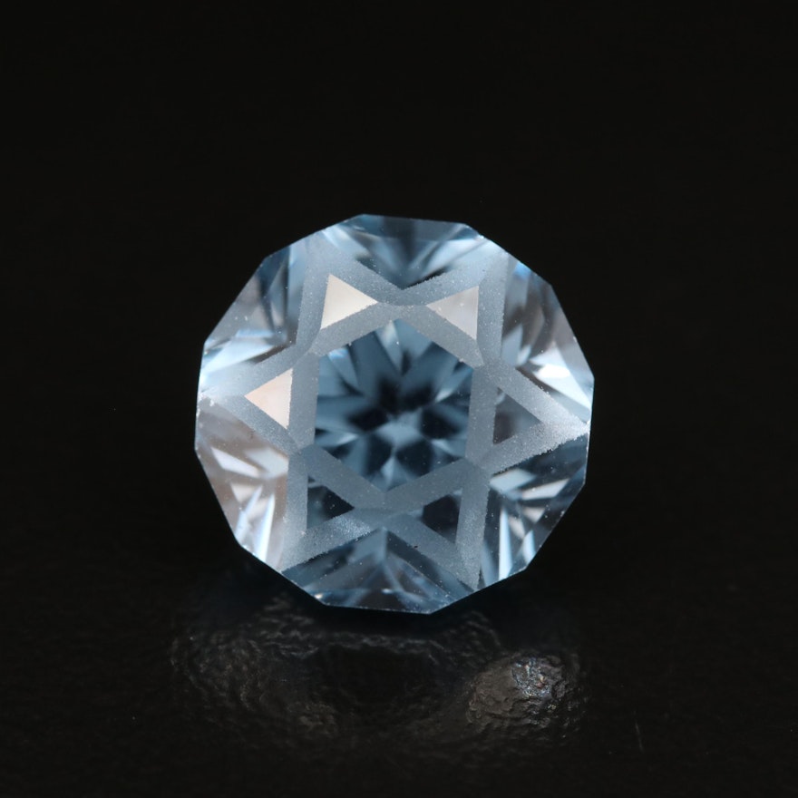 Loose 9.88 CT Octagonal Faceted Topaz