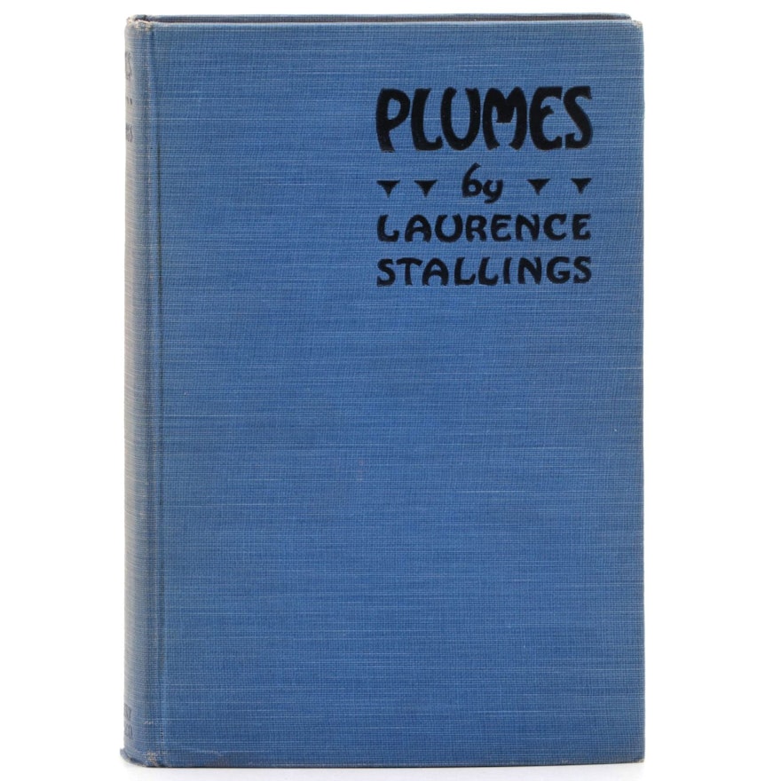 Signed Eighth Printing "Plumes" by Laurence Stallings, 1925