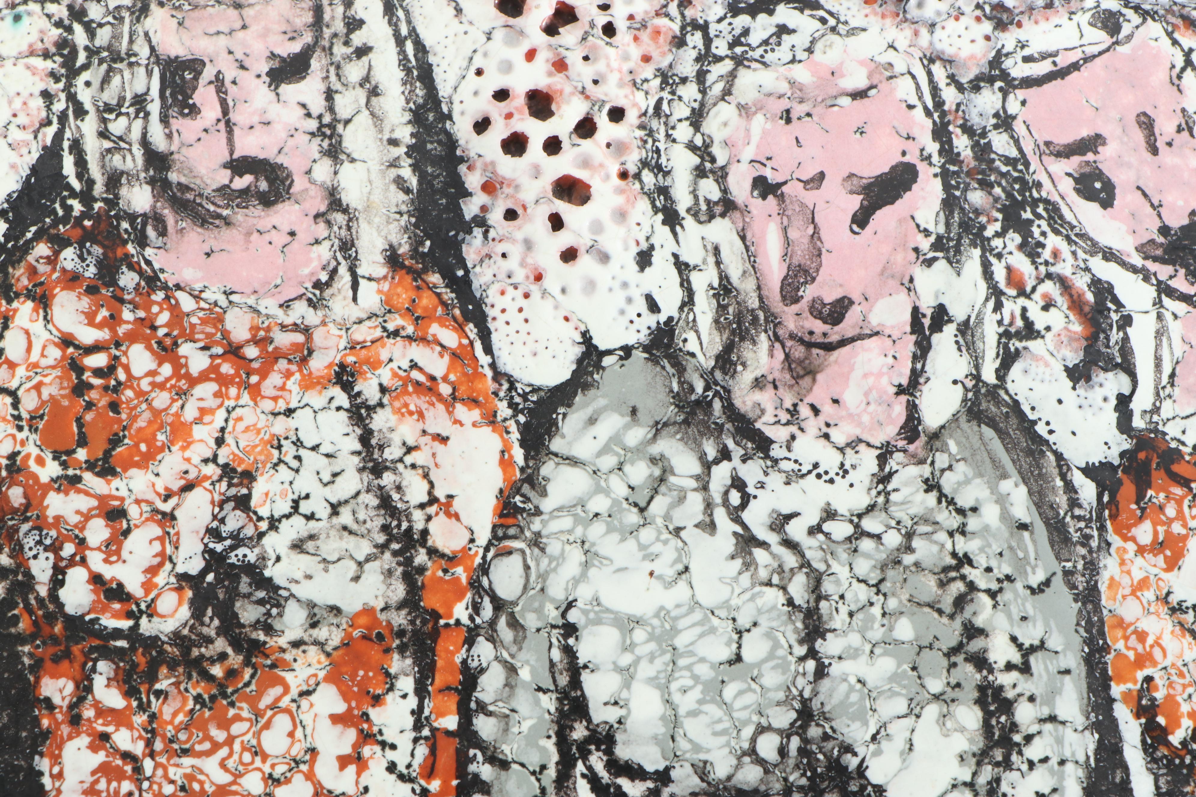 Raymor Italy Glazed Ceramic "Four Figures Plaque," circa 1950