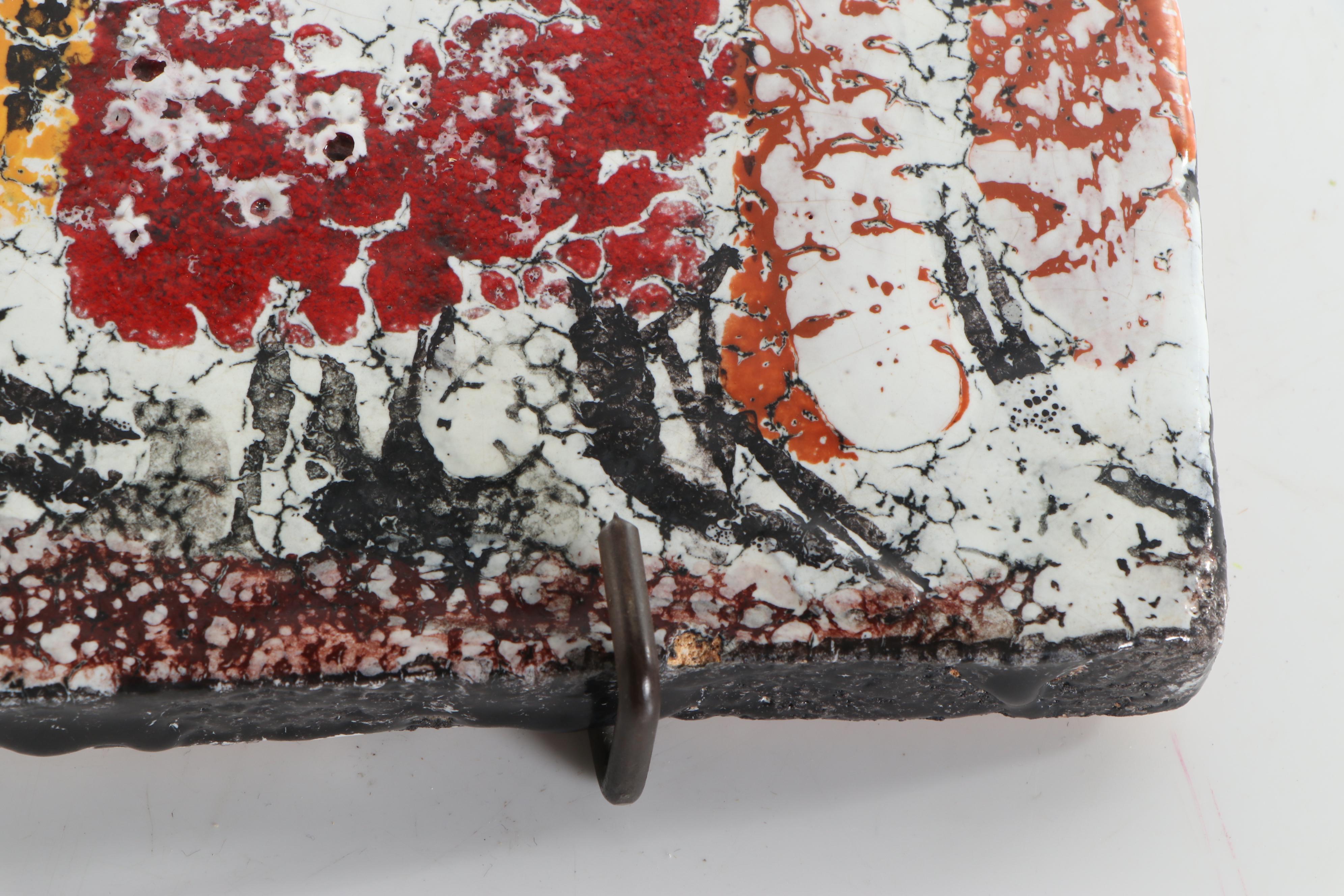 Raymor Italy Glazed Ceramic "Four Figures Plaque," circa 1950