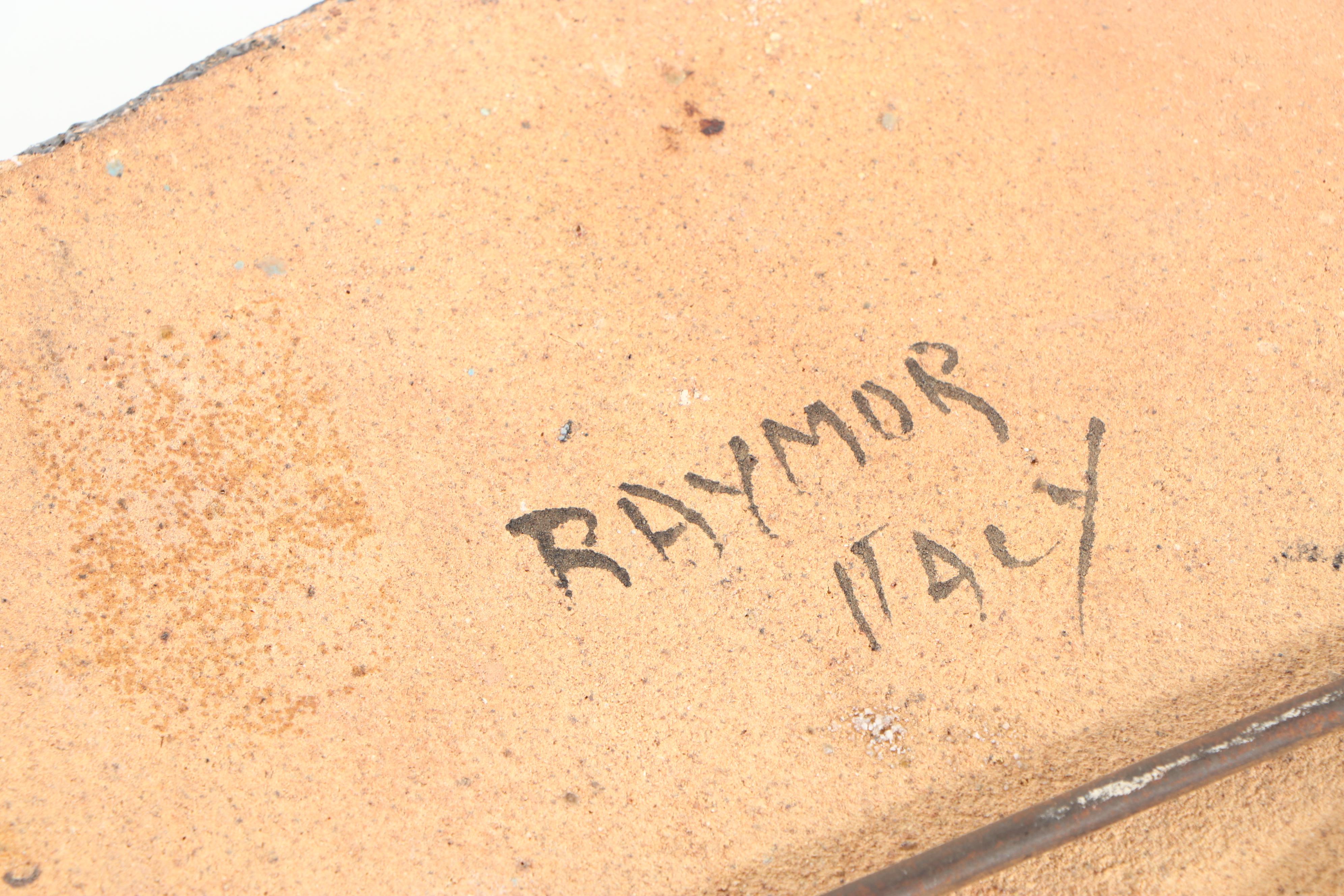 Raymor Italy Glazed Ceramic "Four Figures Plaque," circa 1950