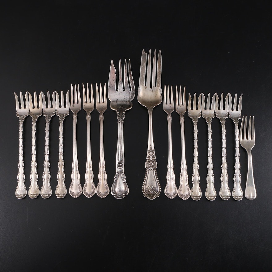 Gorham "Chantilly" with Other Sterling Silver Serving Forks