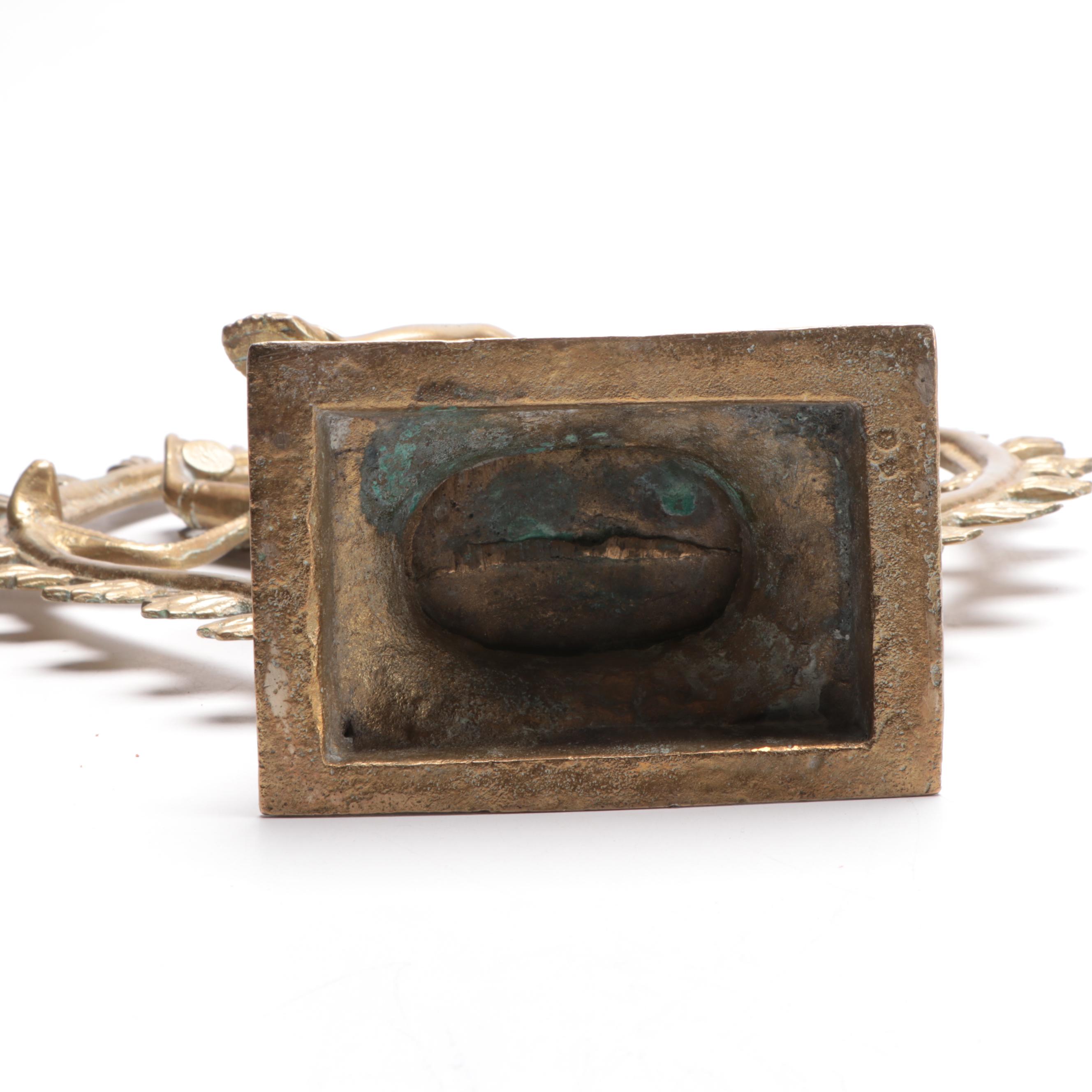 Nataraja, Shiva Cosmic Dancer Brass Statue, Late 20th Century