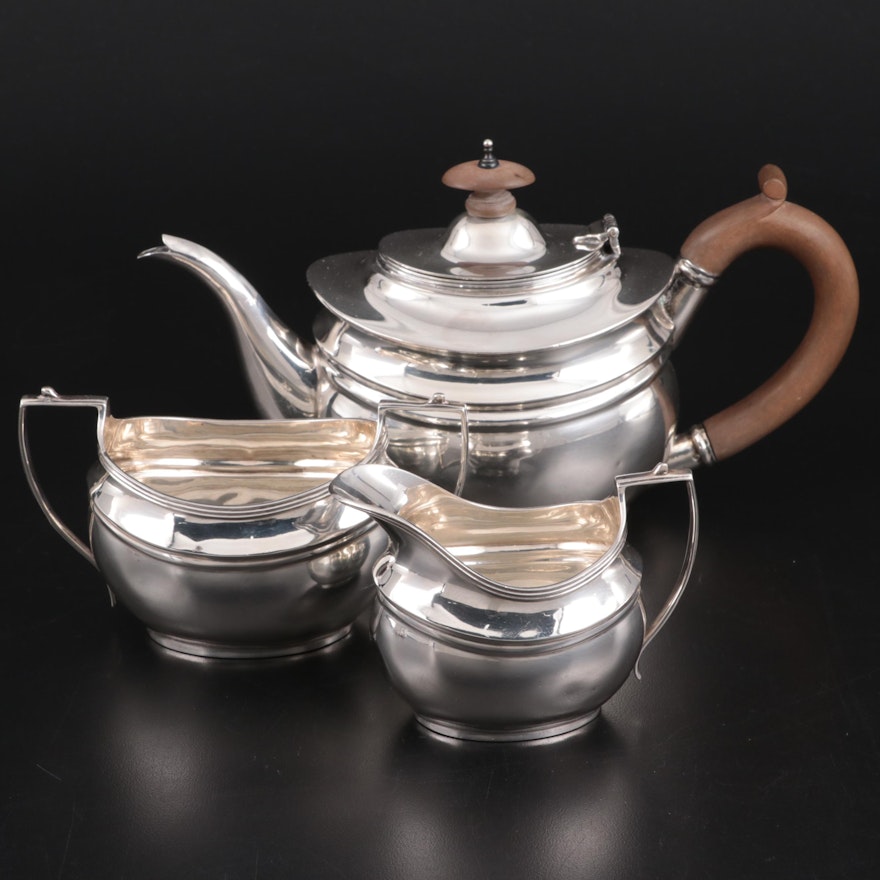 C. S. Harris & Sons Ltd. for Tiffany & Co. Sterling Silver Tea Set, 1920s