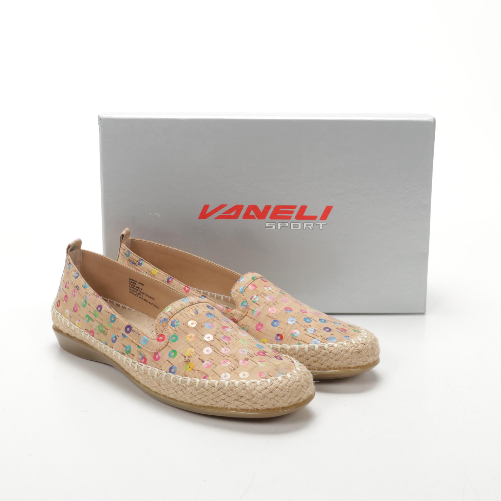 Women's Vaneli Sport Niobe Cork Slip-On Comfort Loafers